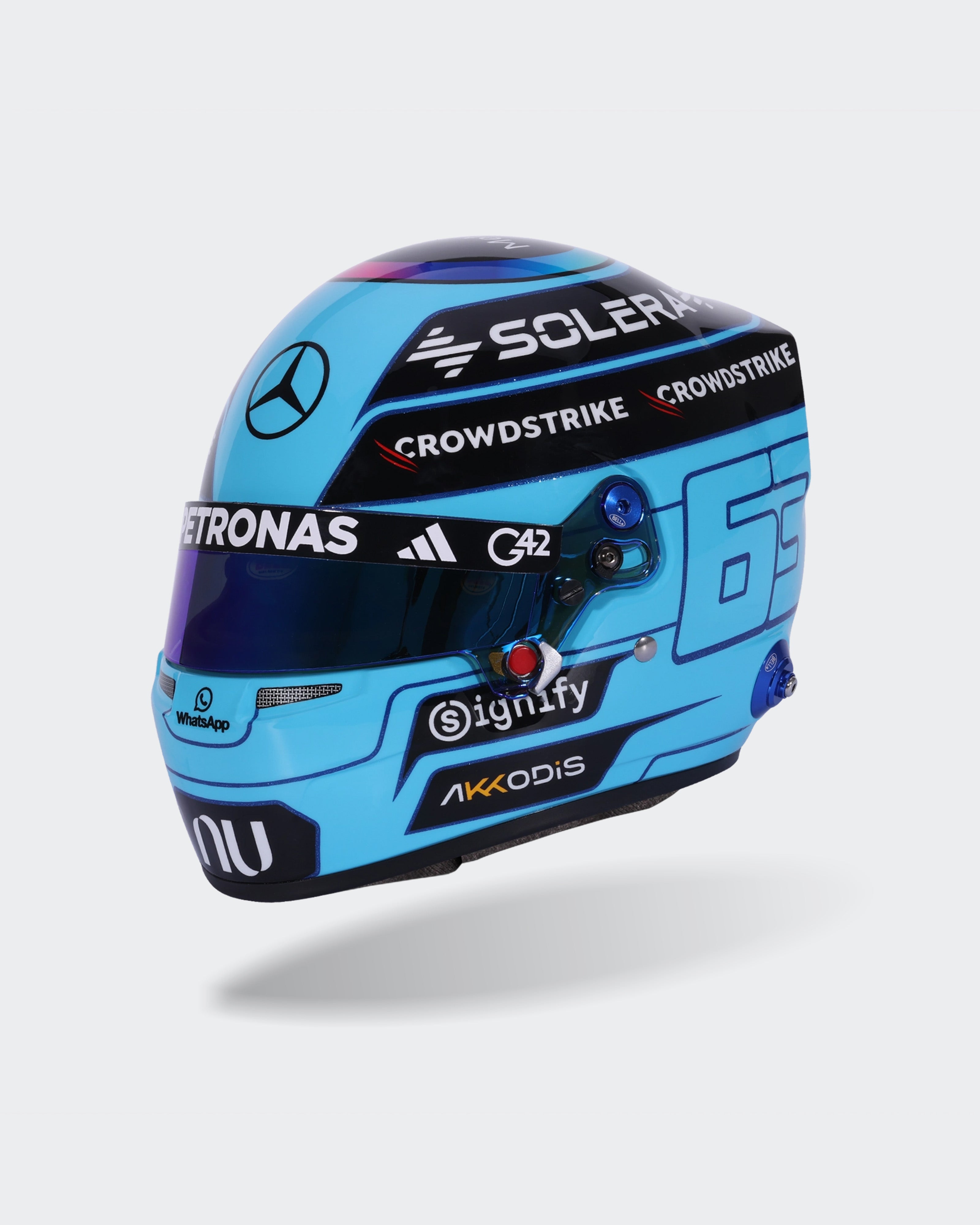 George Russell 2026 Mini Bell Helmet Replica 1:2 | Mercedes-AMG