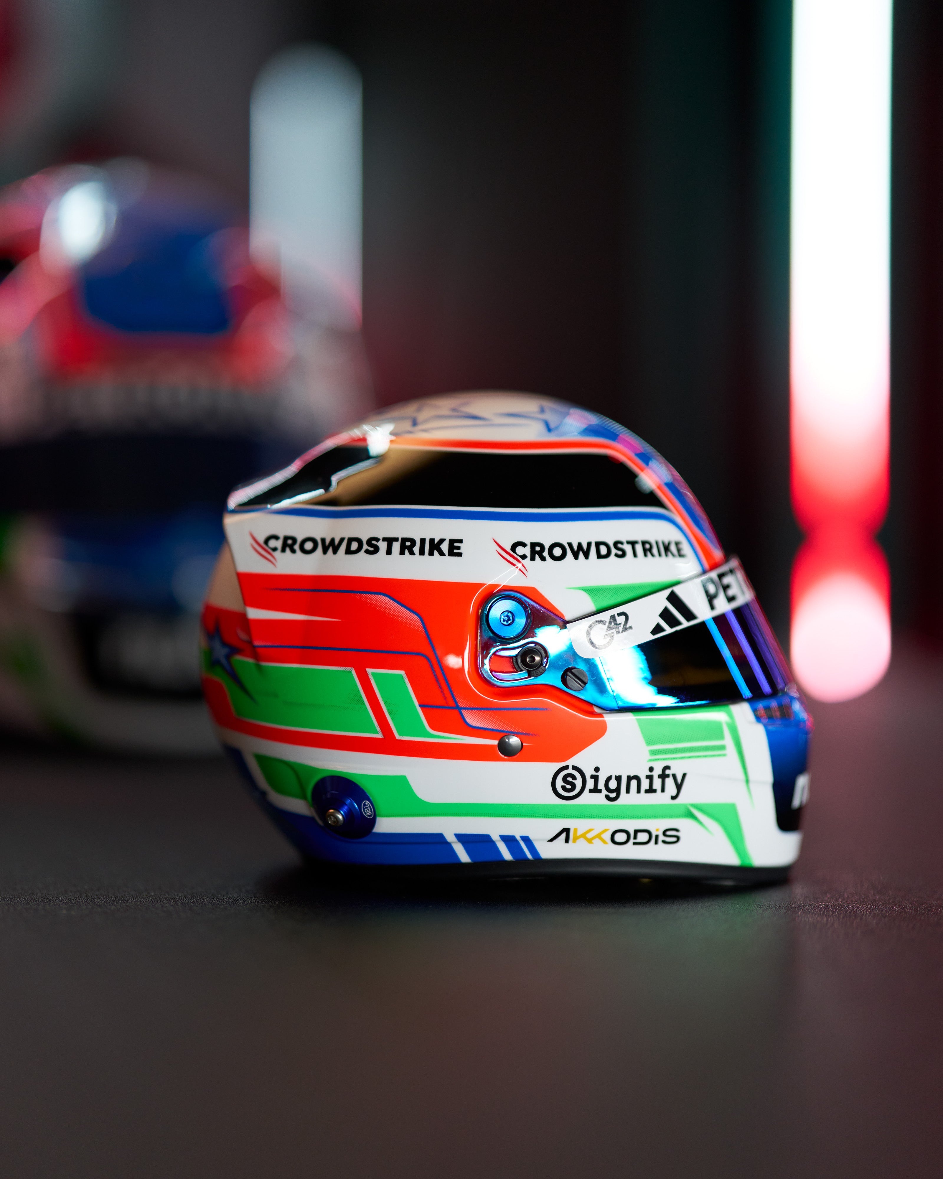 Kimi Antonelli 2025 Mini Bell Helmet Replica 1:2 - Main Image