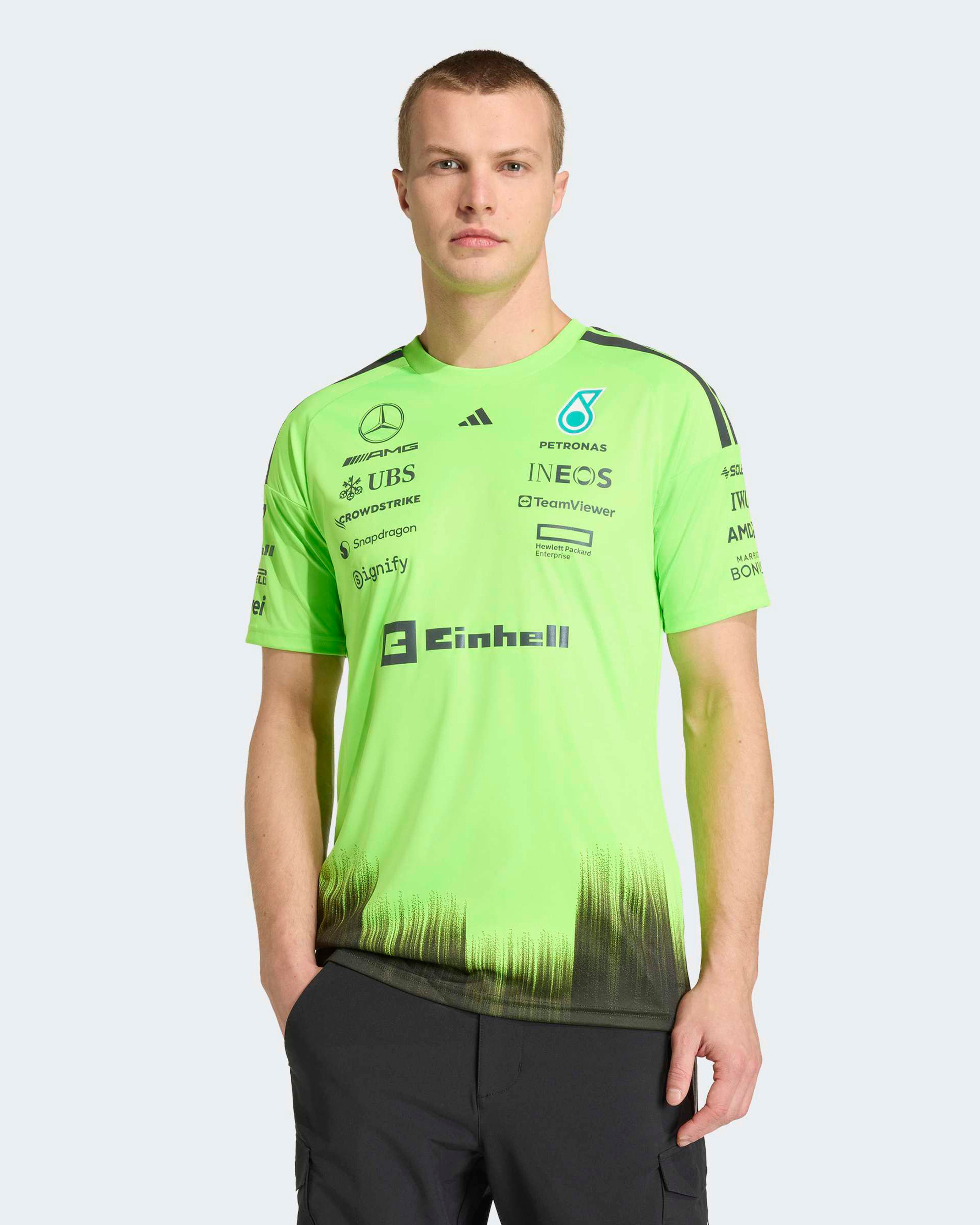 f1 team gear Mens 2026 Setup Tee Green
