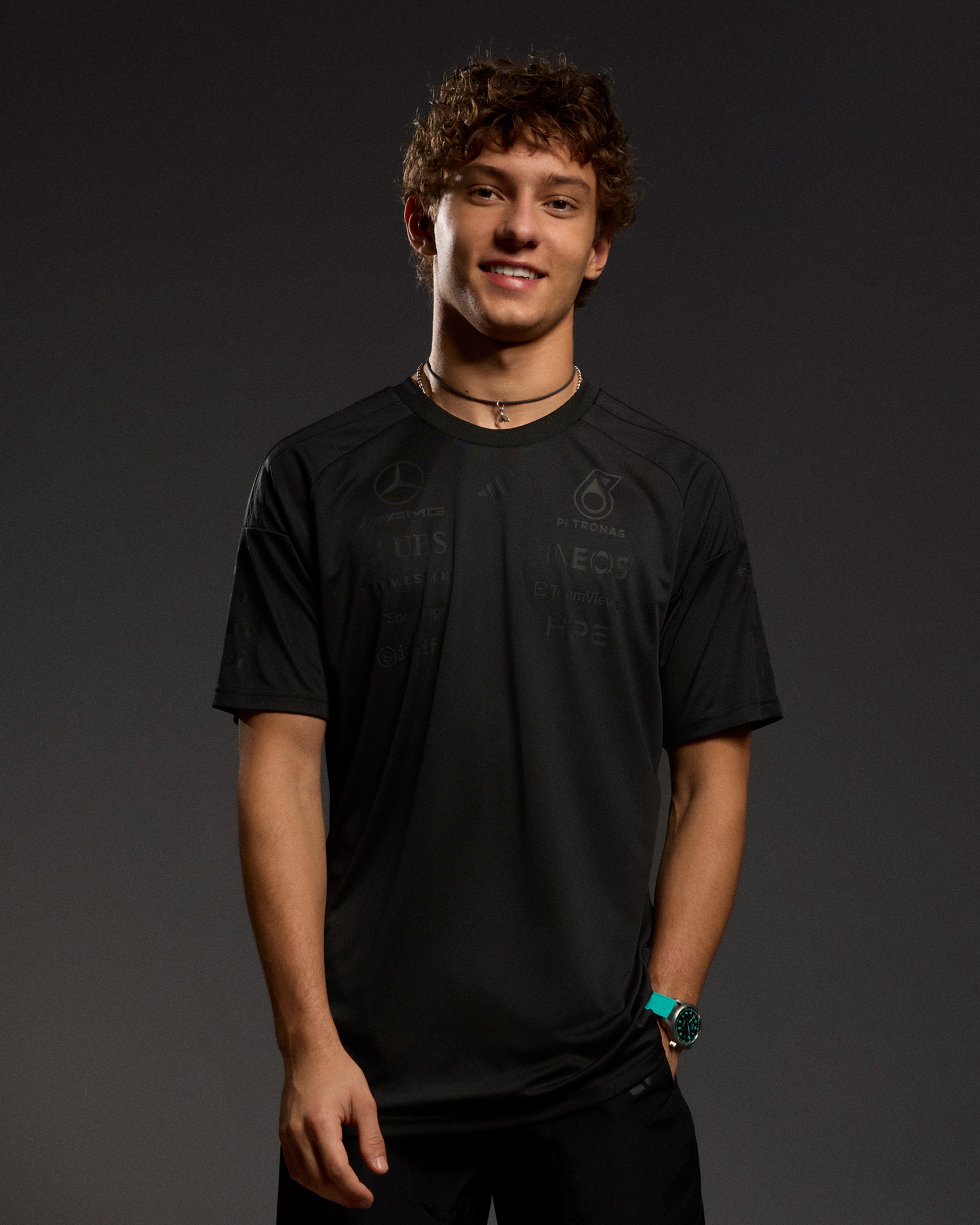 2026 Lights Out Driver Tee - Black | Mercedes-AMG PETRONAS F1