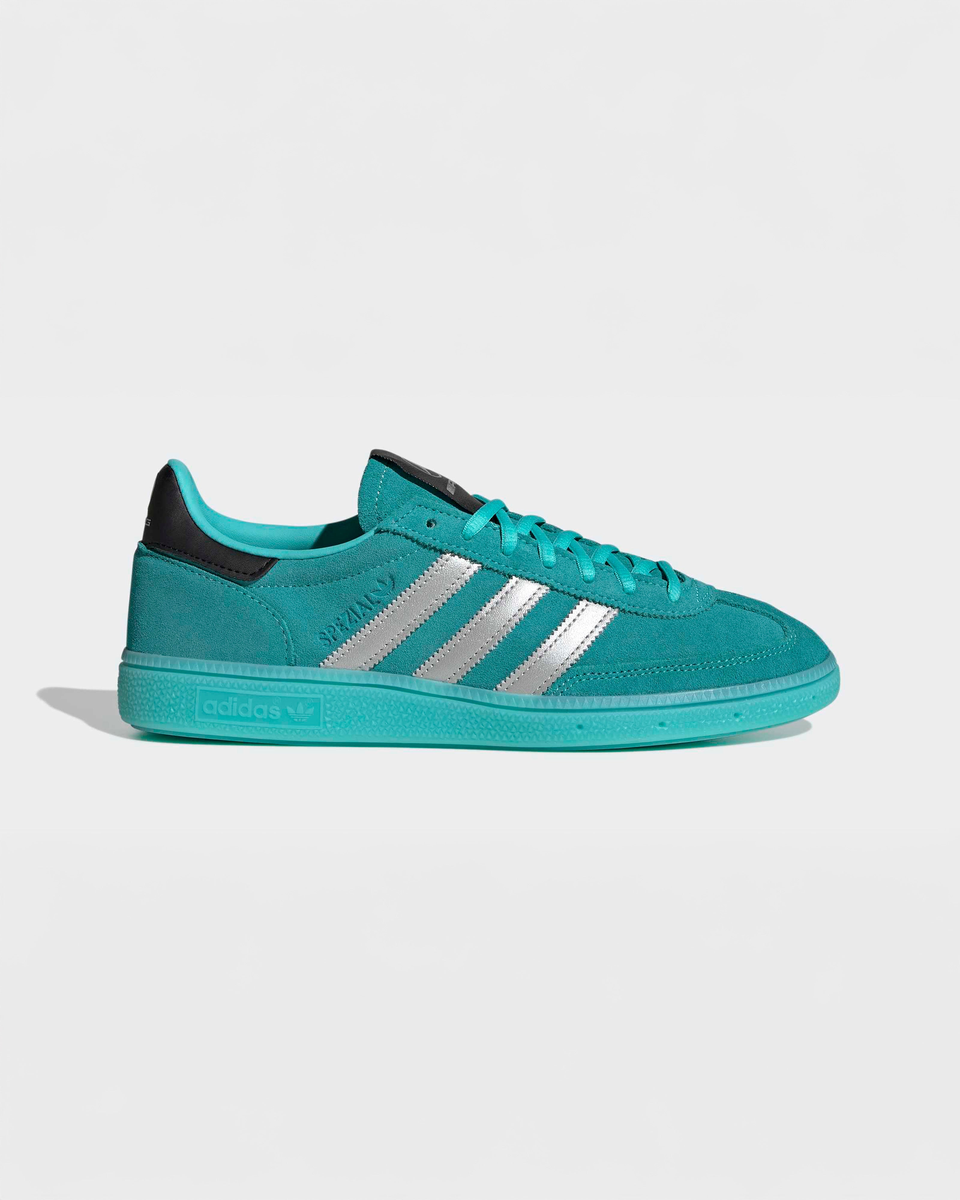 Mercedes-AMG F1 x adidas Handball Spezial Men's Shoes - Teal | Official Store | Official Mercedes-AMG PETRONAS F1 Team Store Mercedes-AMG F1 x adidas Handball Spezial Men's Shoes - Teal | Official Store | Official Mercedes-AMG PETRONAS F1 Team Store