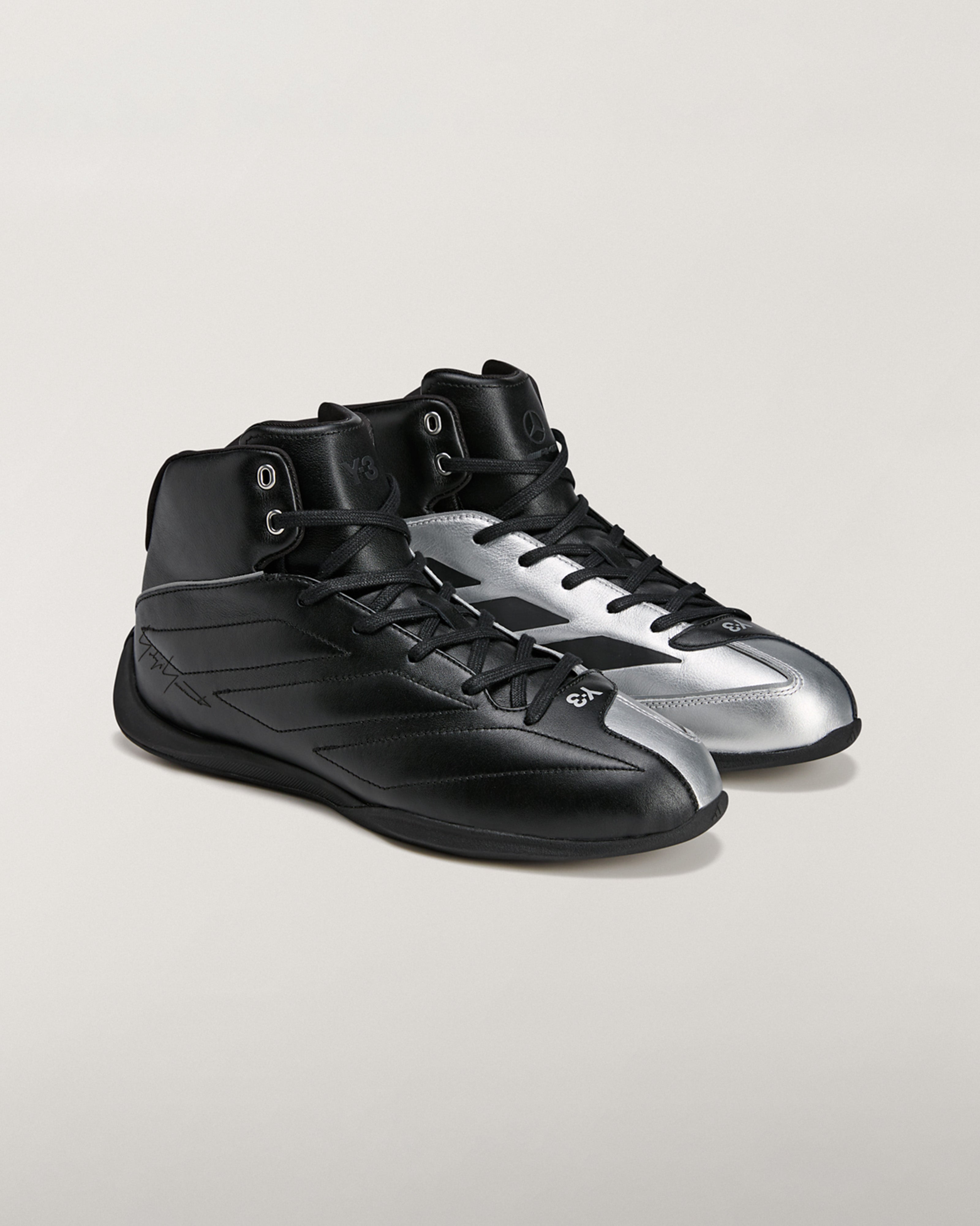 Y-3 Feroza High Shoes - Black | Mercedes-AMG PETRONAS F1 Team x Y