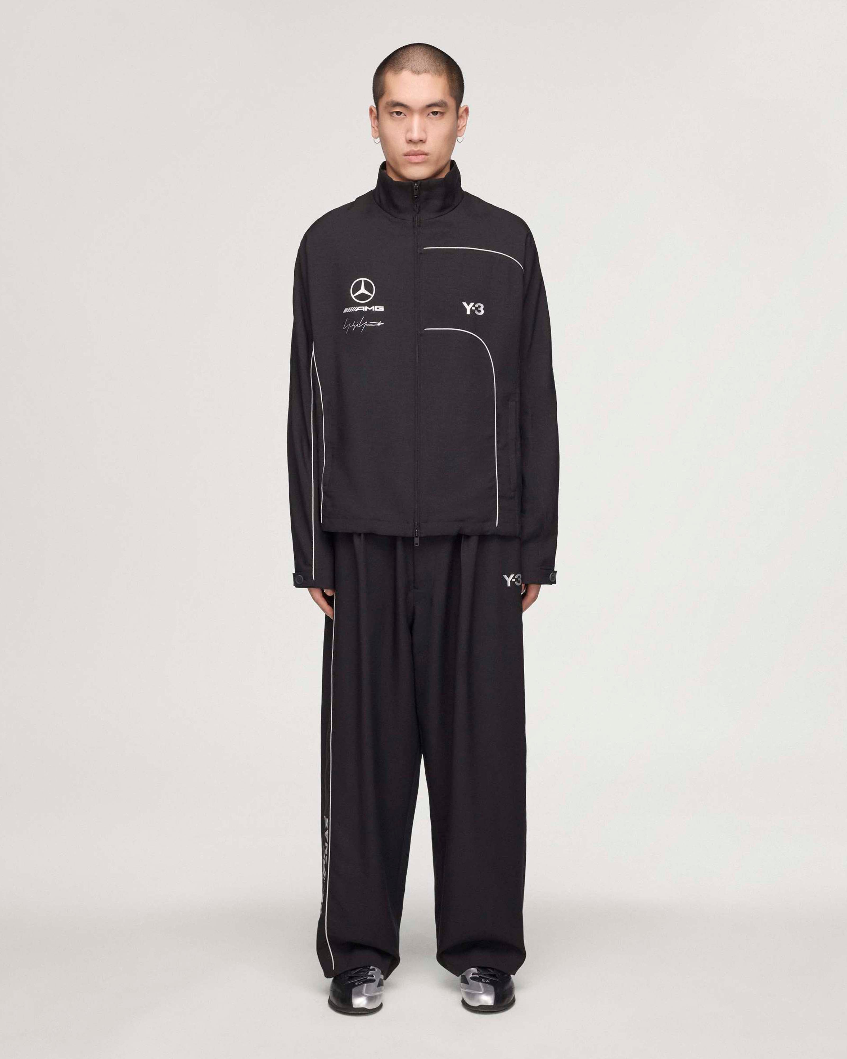 2026 Y-3 Track Pants - Black | Official Mercedes-AMG PETRONAS F1