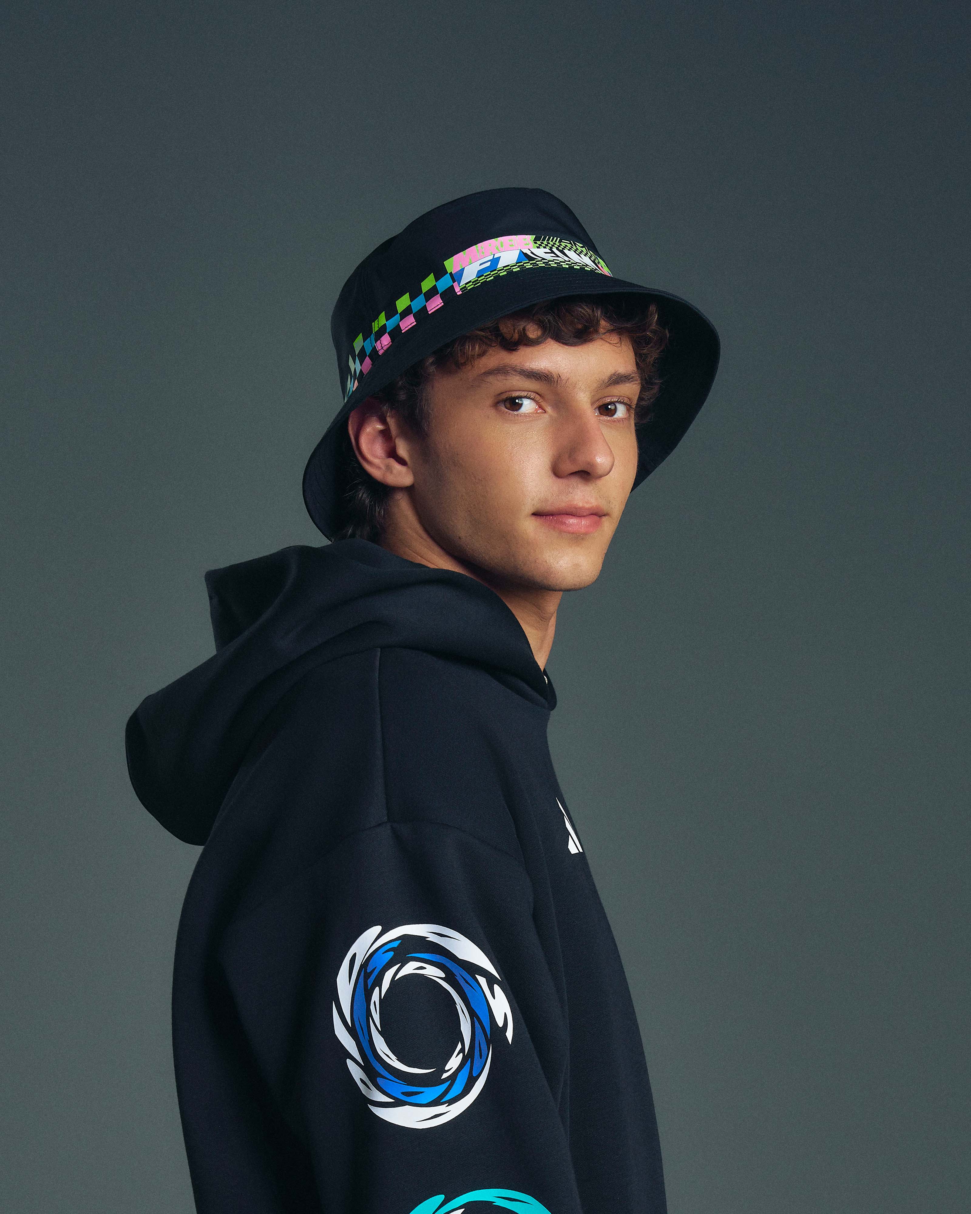 Mercedes-AMG PETRONAS F1 Team Lights On Bucket Hat - Black