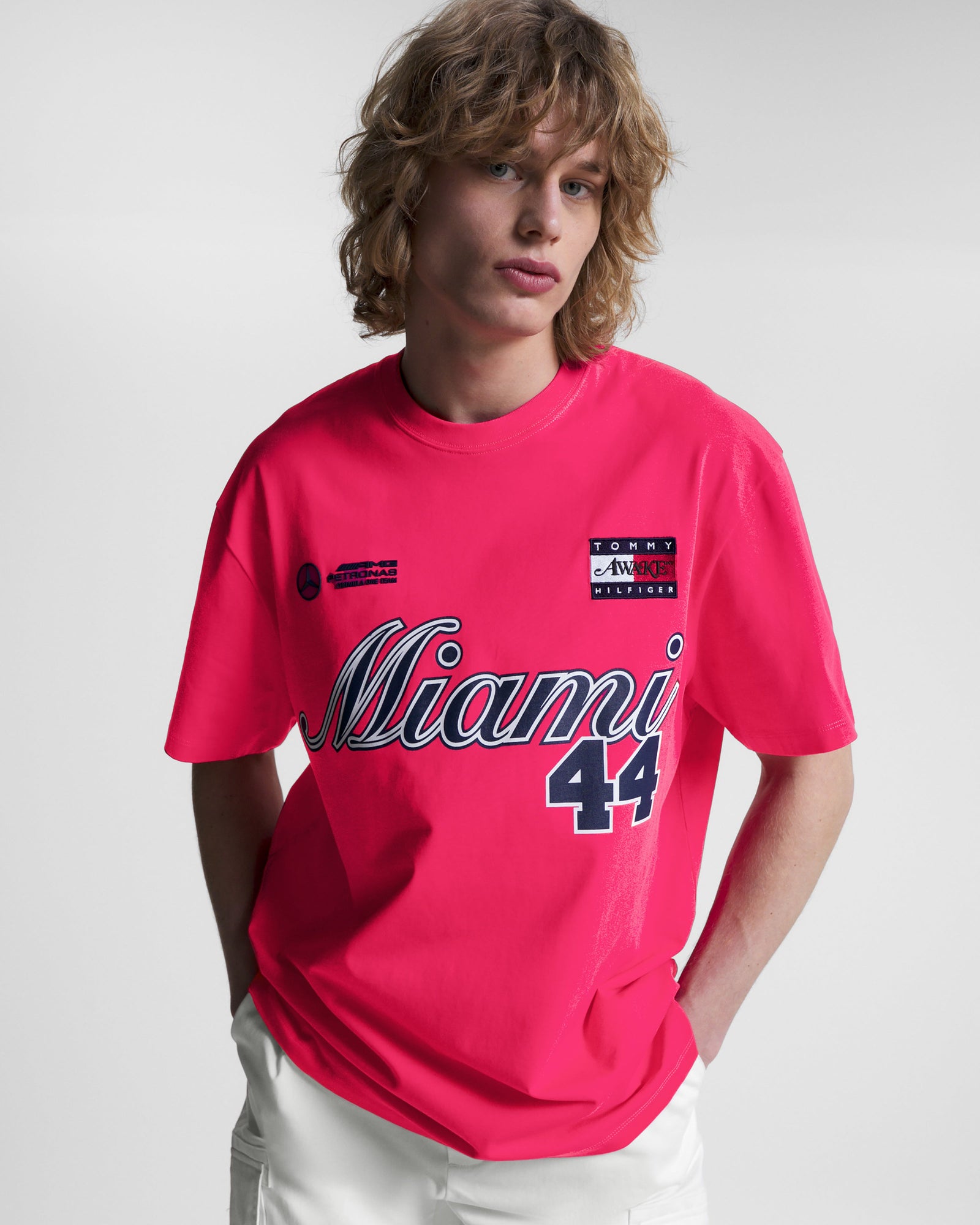 Tommy x Mercedes-AMG F1 x Awake NY Tee Diva Pink