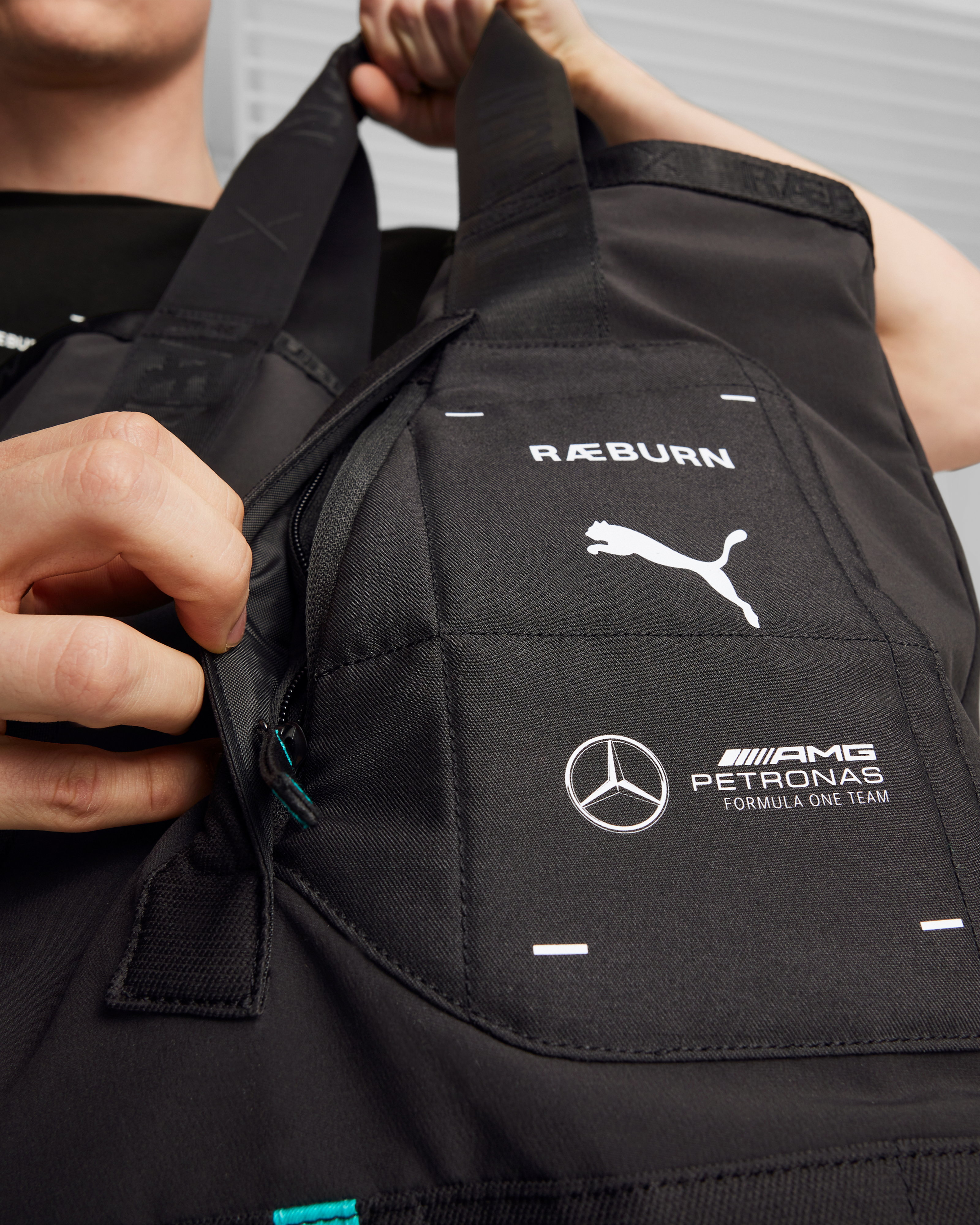 Raeburn x Mercedes-AMG F1 x Puma Tote Bag Black