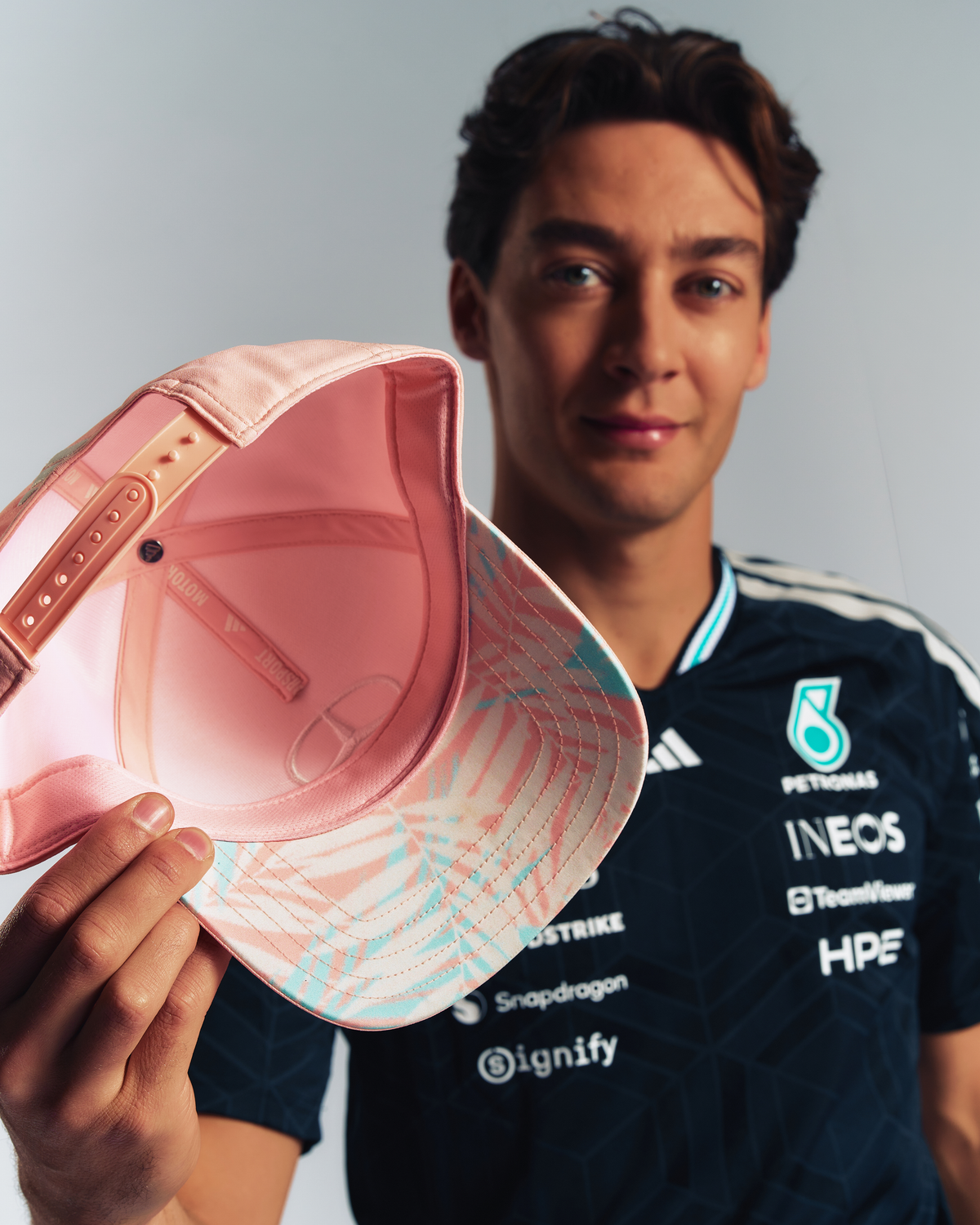 2026 Special Edition Miami Driver Cap - Pink | Mercedes-AMG 2026 Special Edition Miami Driver Cap - Pink | Mercedes-AMG