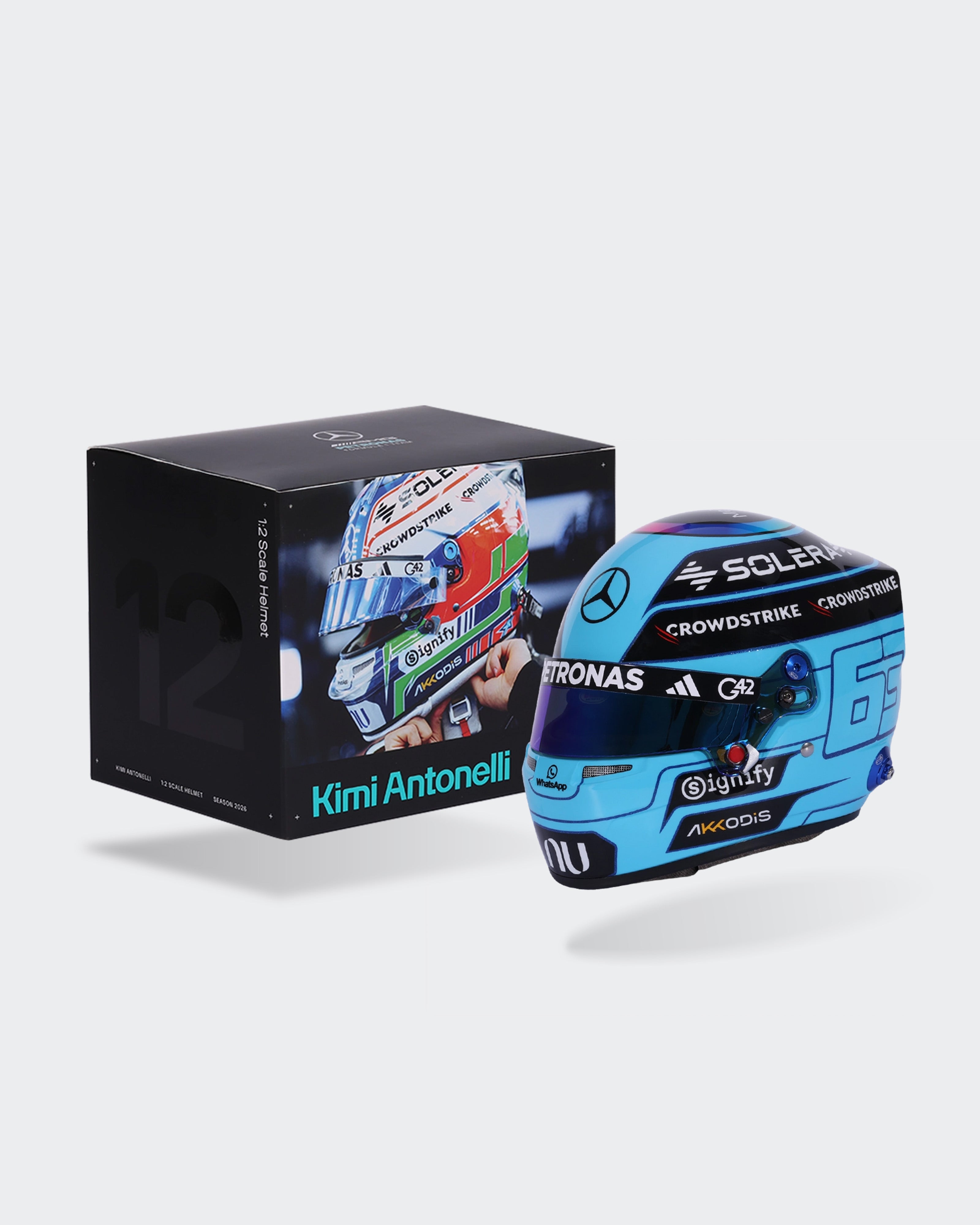 George Russell 2026 Mini Bell Helmet Replica 1:2 | Mercedes-AMG