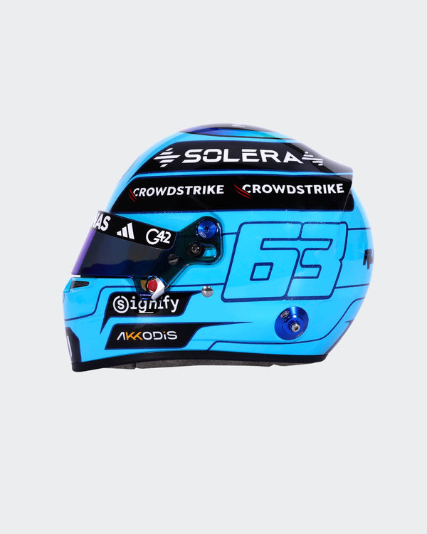 George Russell 2026 Mini Bell Helmet Replica 1:2