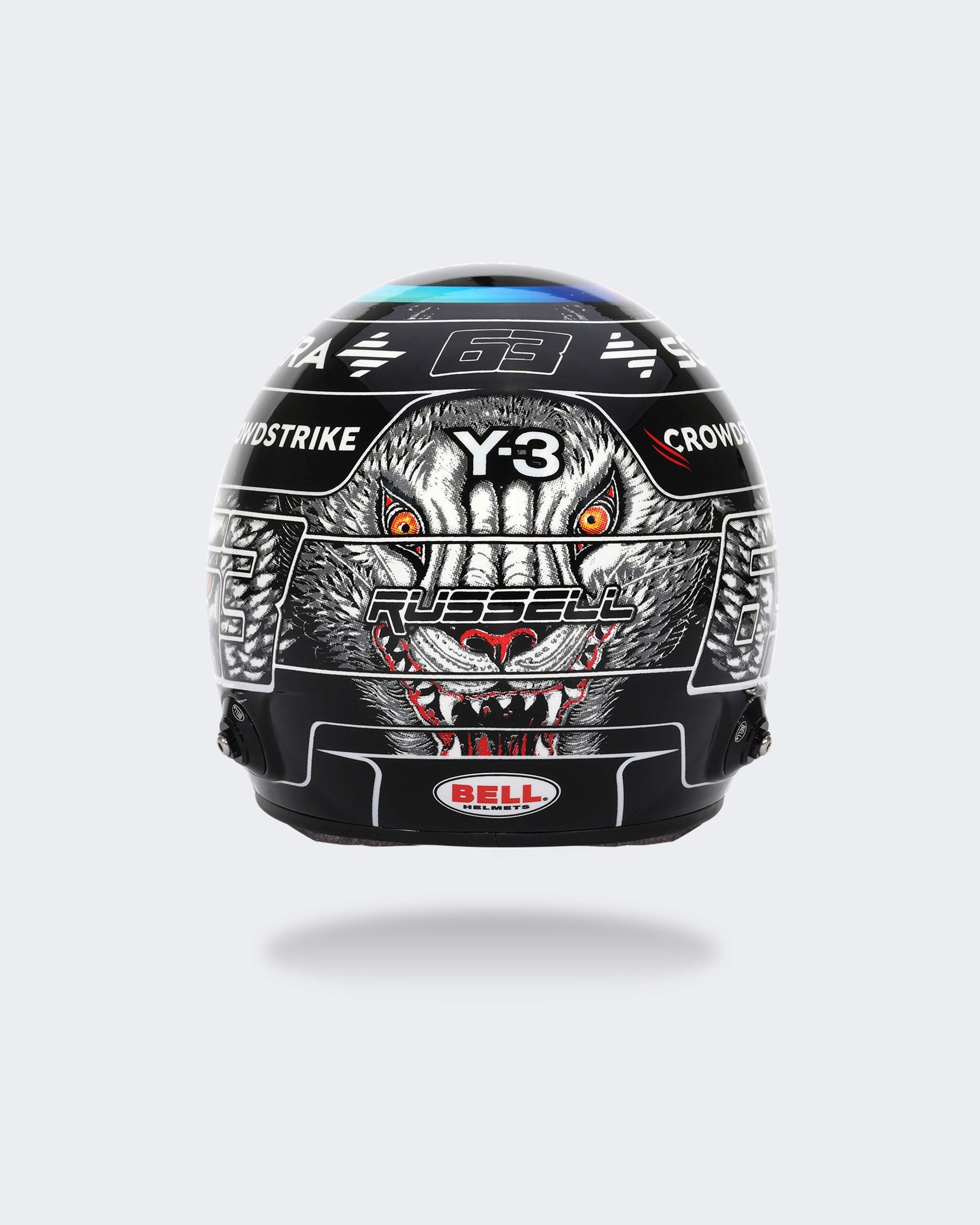 bell 5 8 motorcycle helmet 2026 George Russell Mini Helmet 1:2 | Mercedes-AMG PETRONAS F1 Official Store