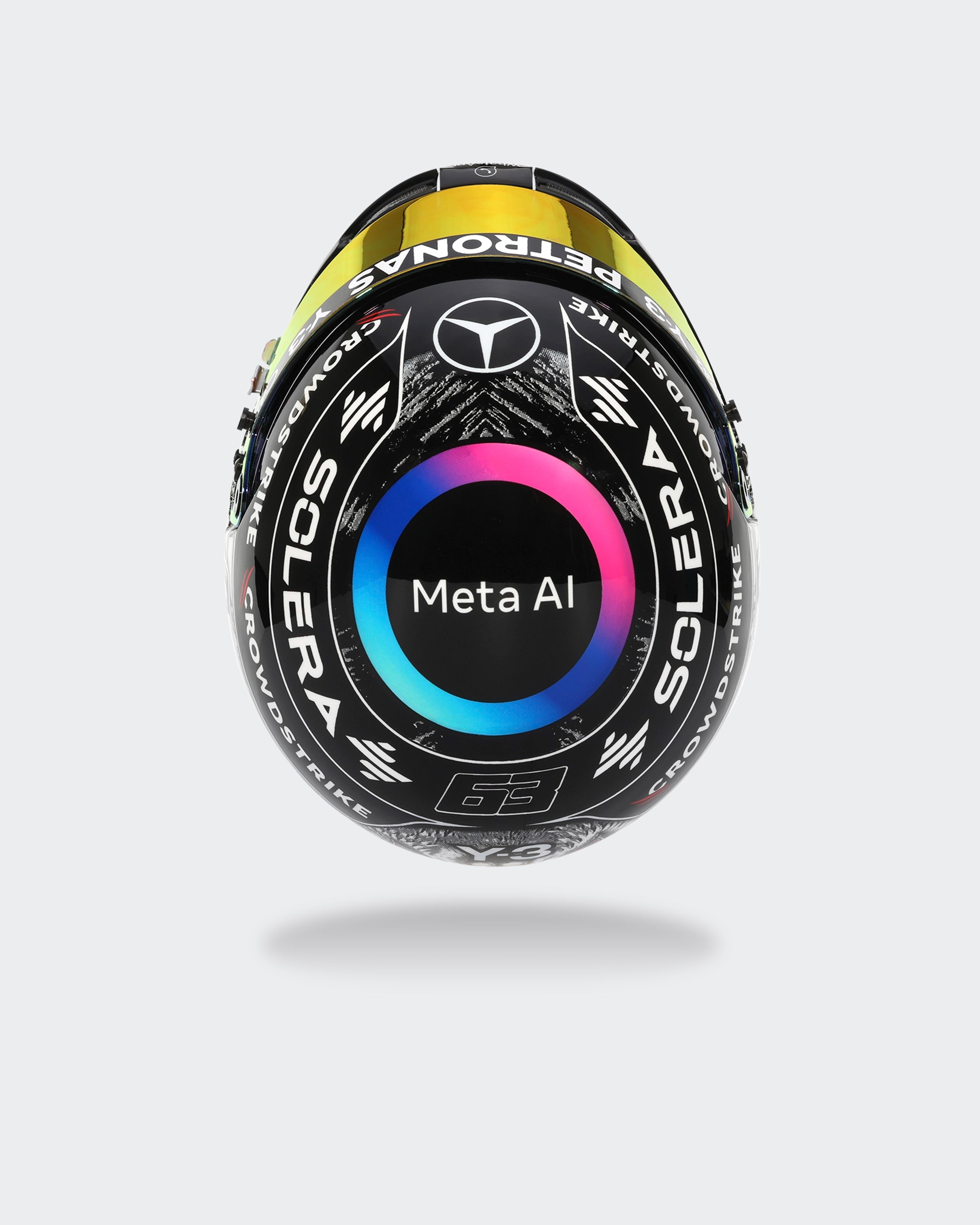 2026 George Russell Mini Helmet 1:2 | Mercedes-AMG PETRONAS F1