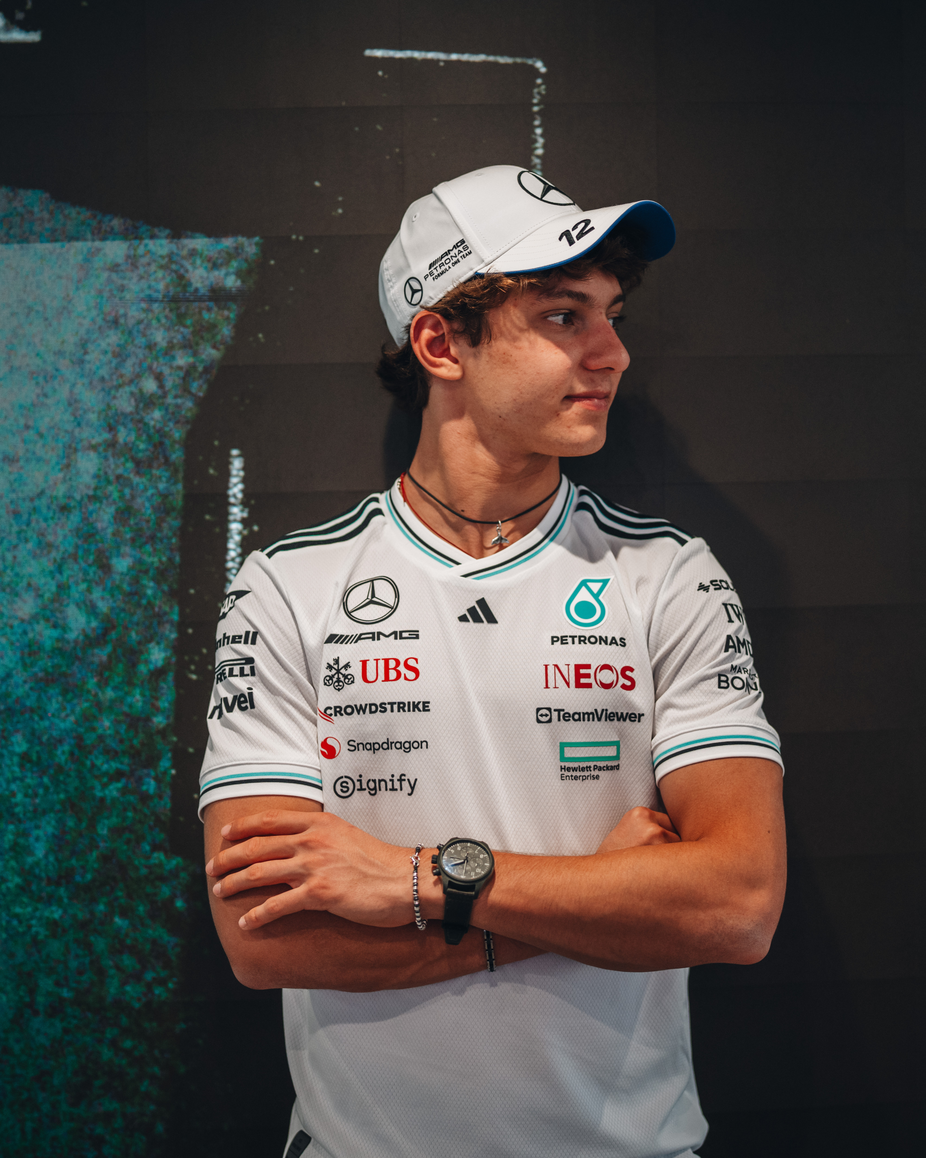 Kimi Antonelli 2025 Team Driver Cap White | Official