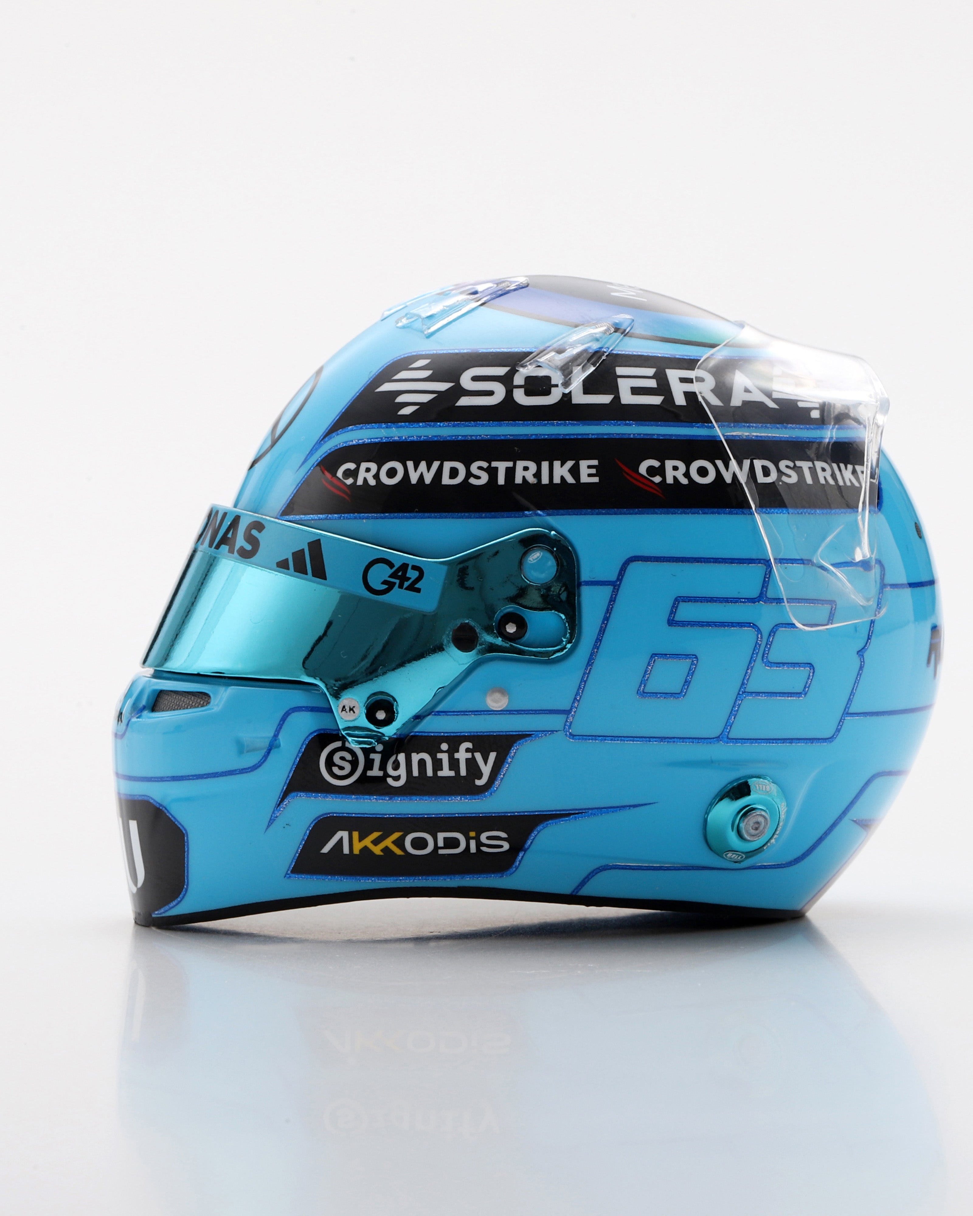George Russell 2026 Sparks Helmet 1:5