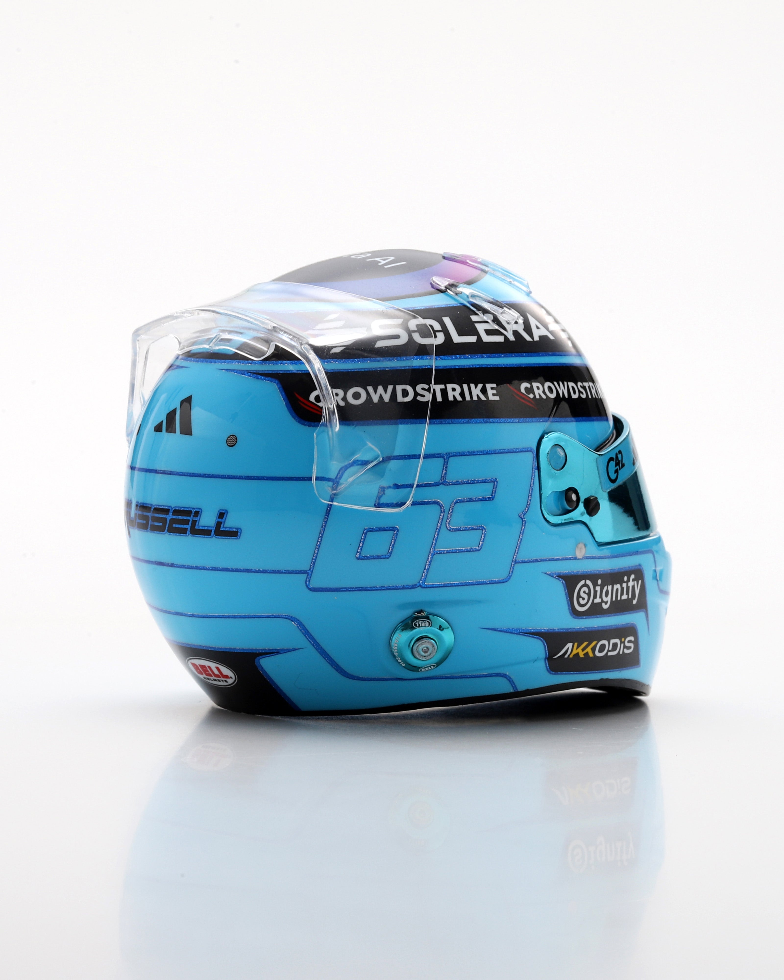 George Russell 2026 Sparks Helmet 1:5