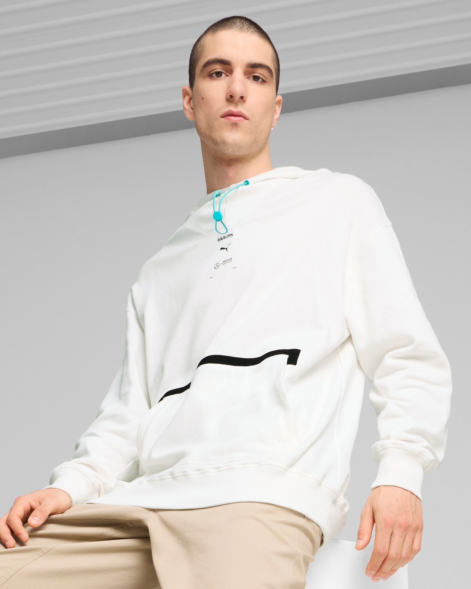 Raeburn x Mercedes-AMG F1 x Puma Graphic Hoody White