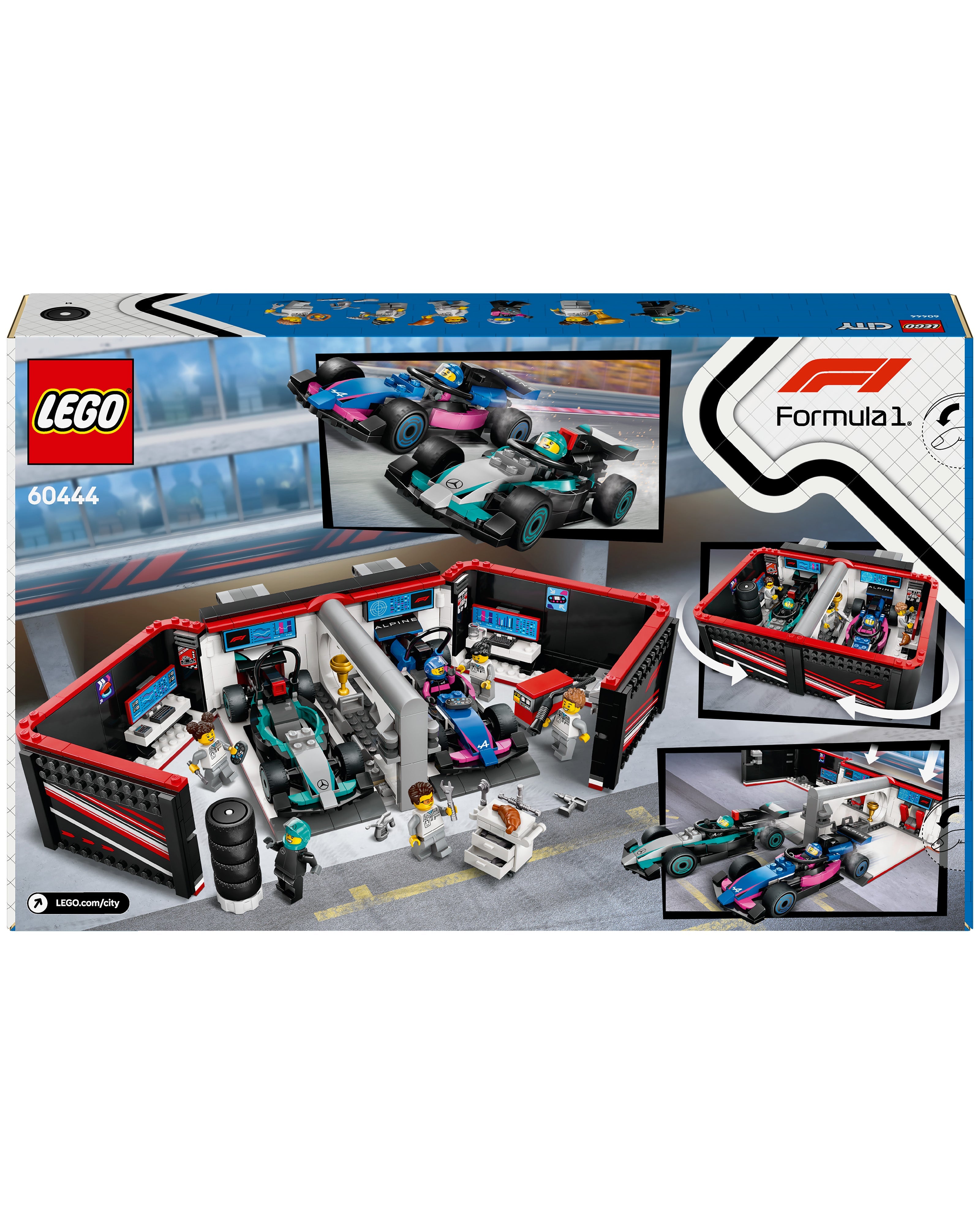 LEGO® City F1 Garage & Mercedes-AMG & Alpine Cars | Official
