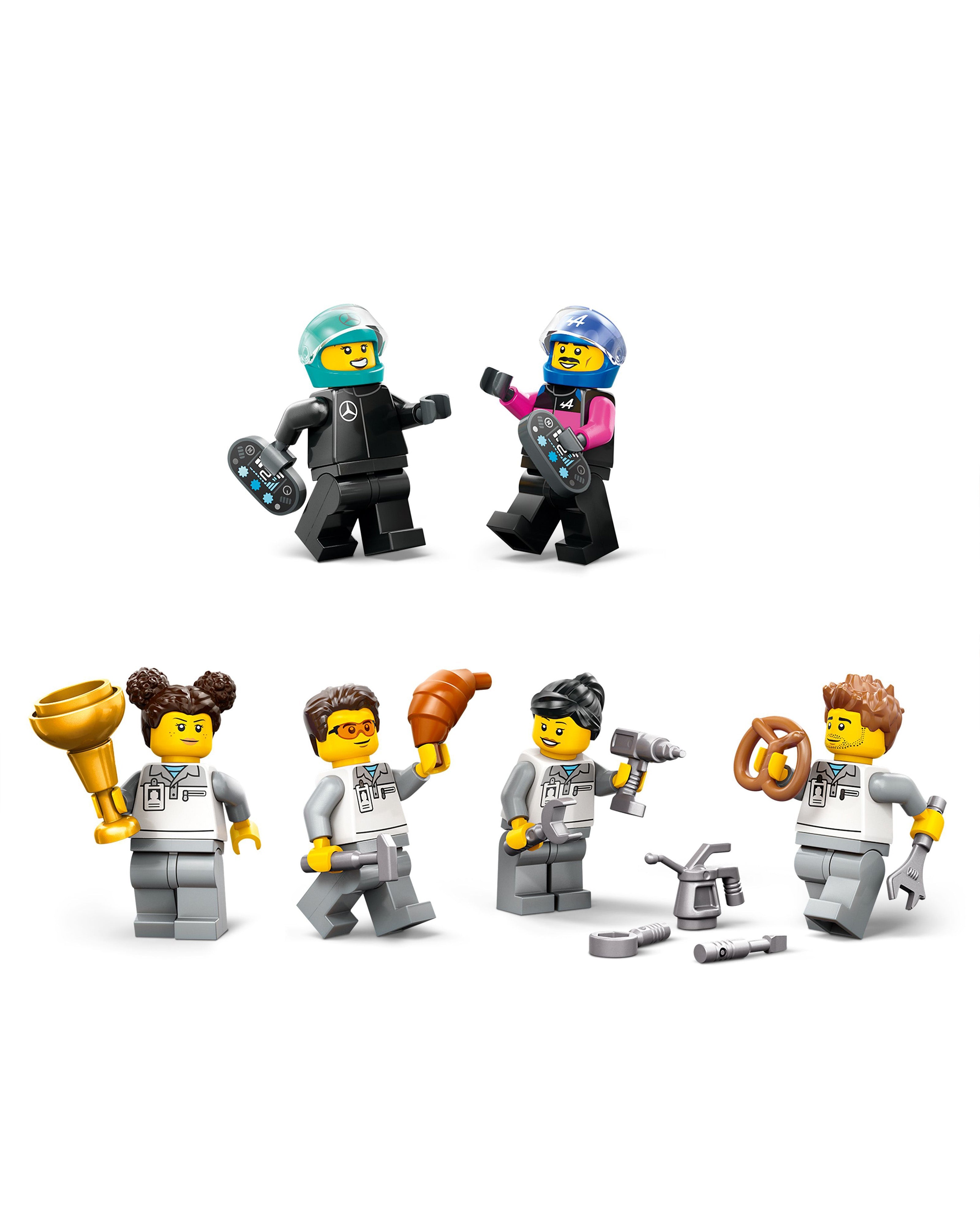 LEGO® City F1 Garage & Mercedes-AMG & Alpine Cars | Official