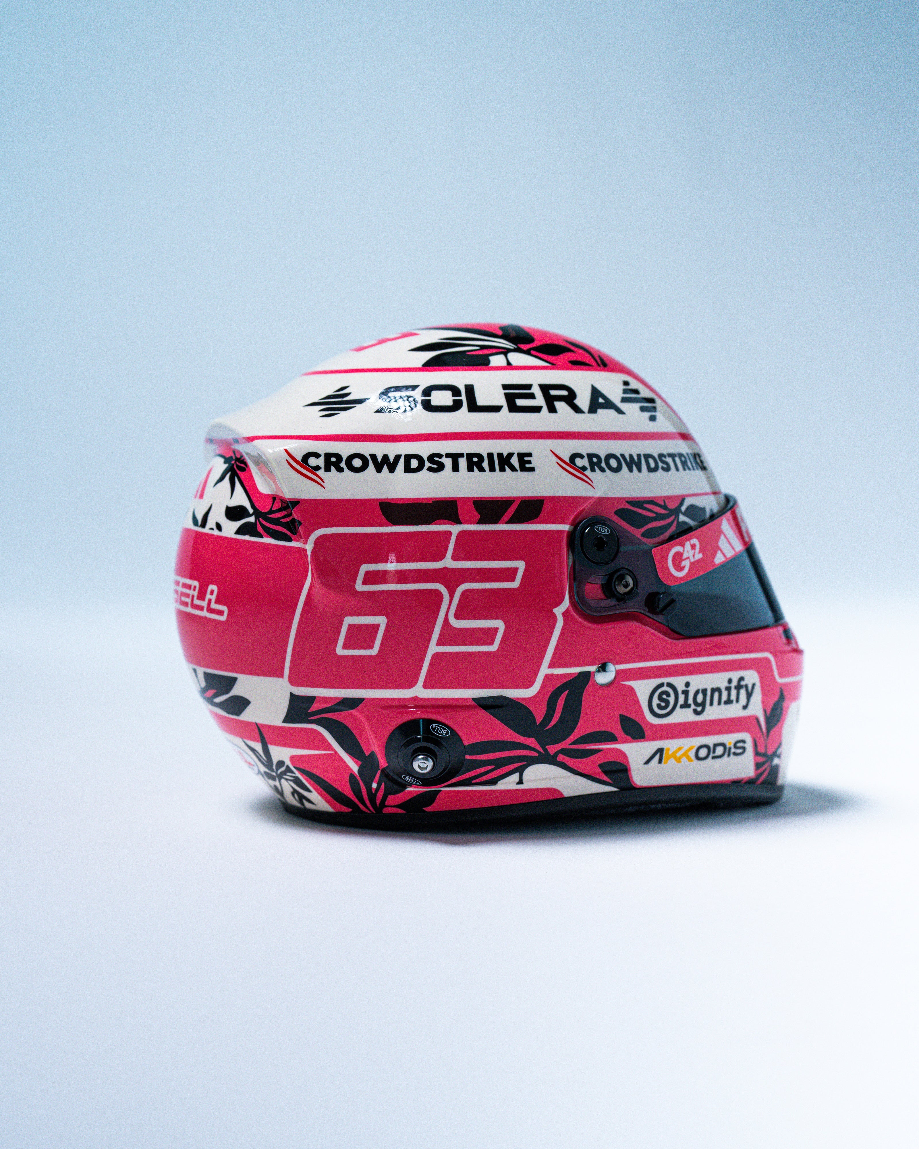 George Russell 2025 Miami Mini Bell Helmet Replica 1:2 | Official