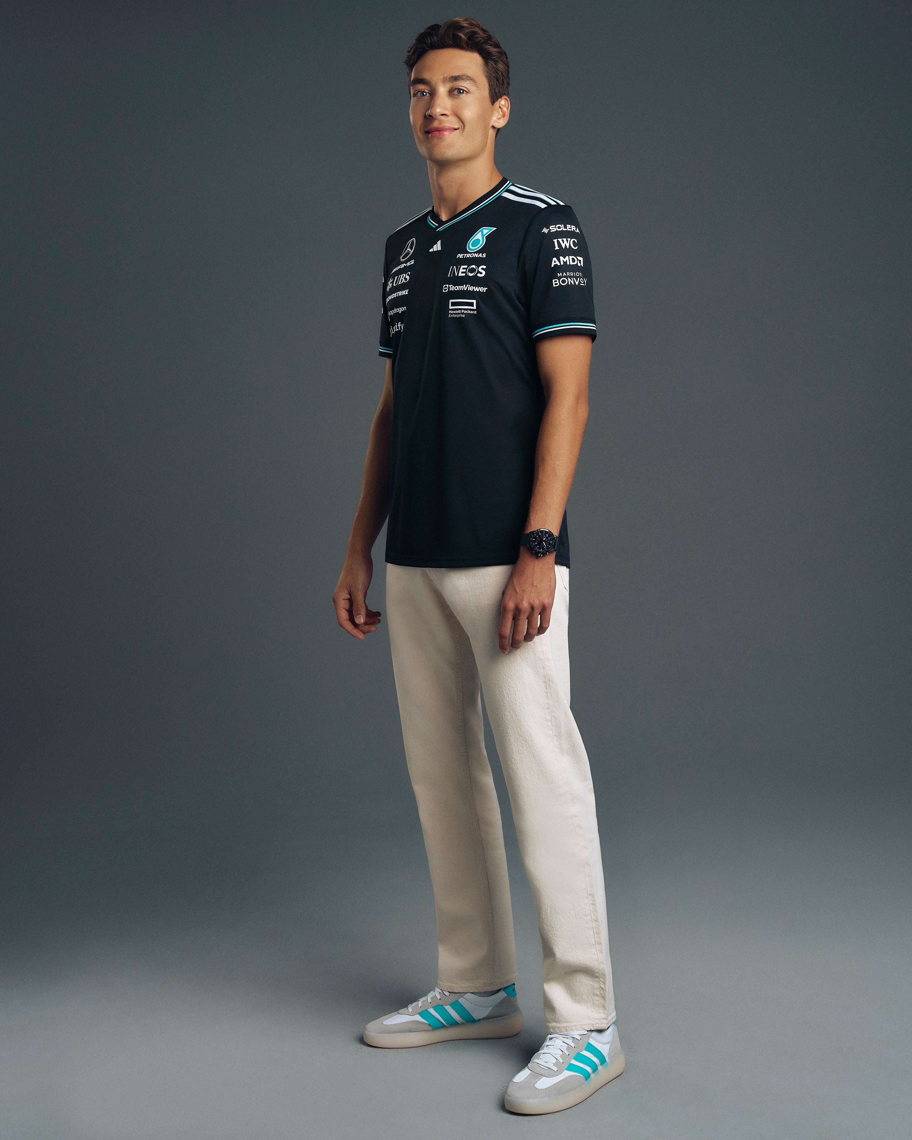 adidas MERCEDES - AMG PETRONAS FORMULA ONE TEAM HOOD - Black | Free  Shipping with adiClub | adidas US