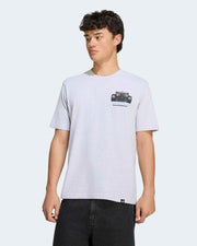 Mens Graphic Statement T-shirt Grey