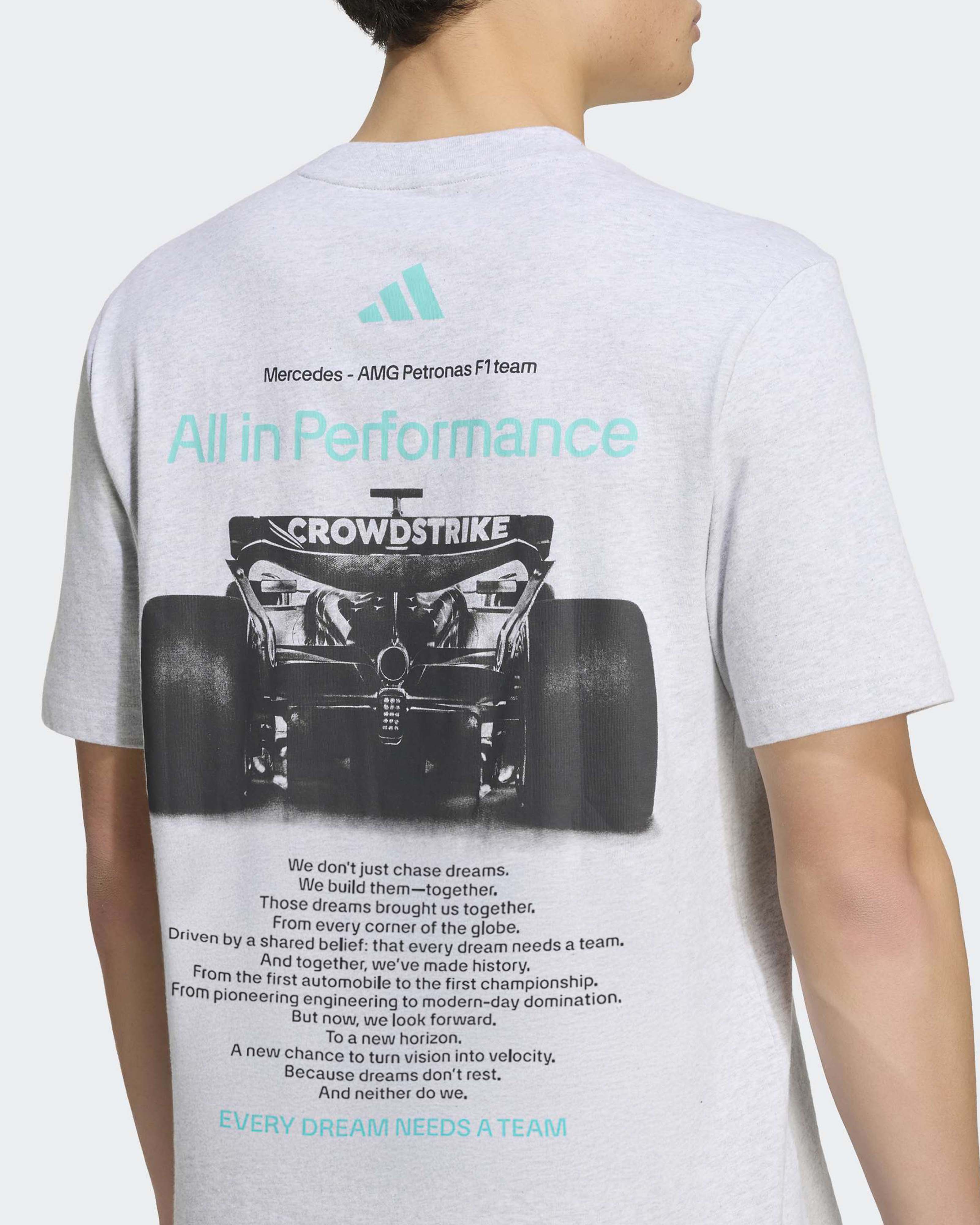 Mens Graphic Statement T-shirt Grey