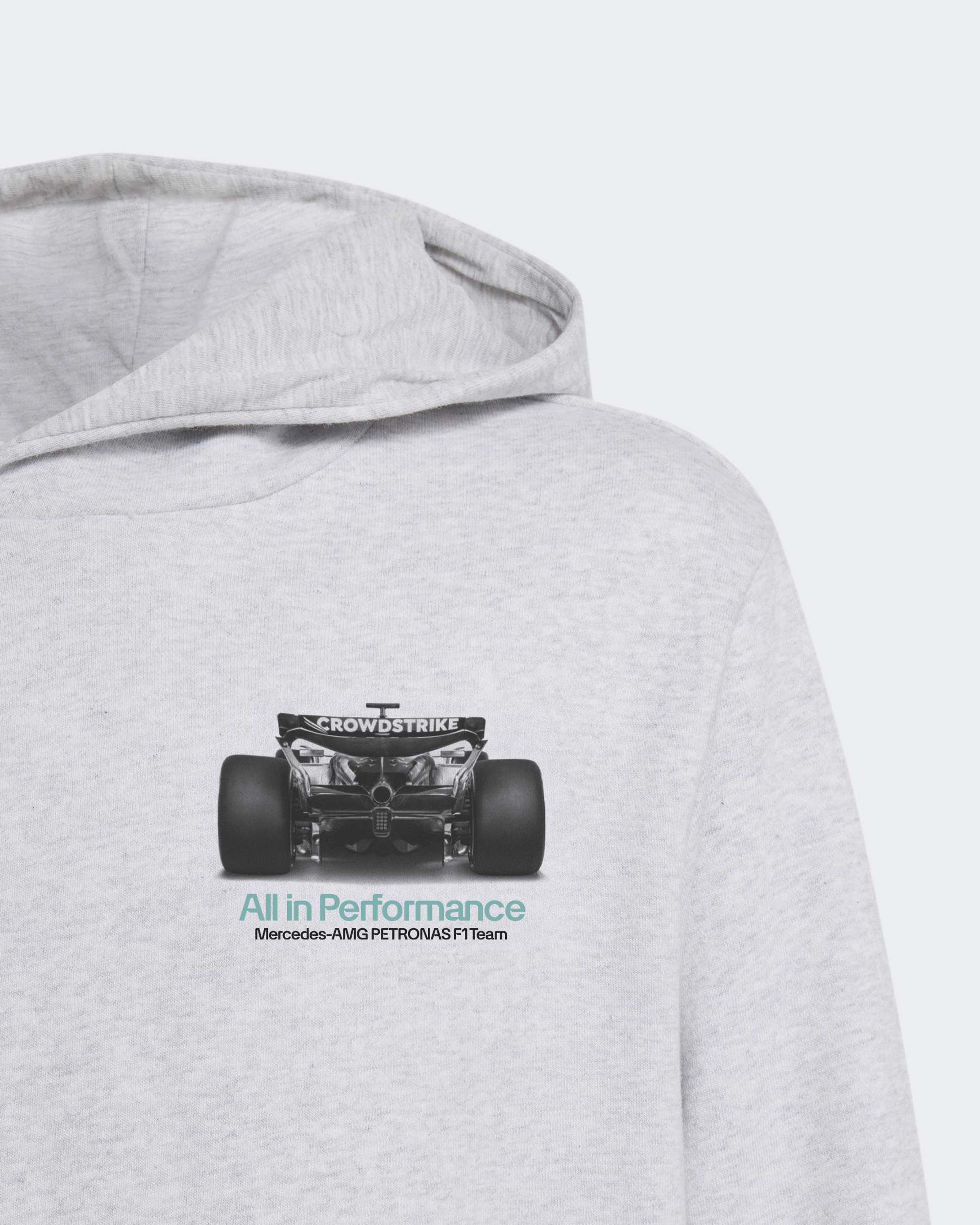 Kids Graphic Hoody Grey
