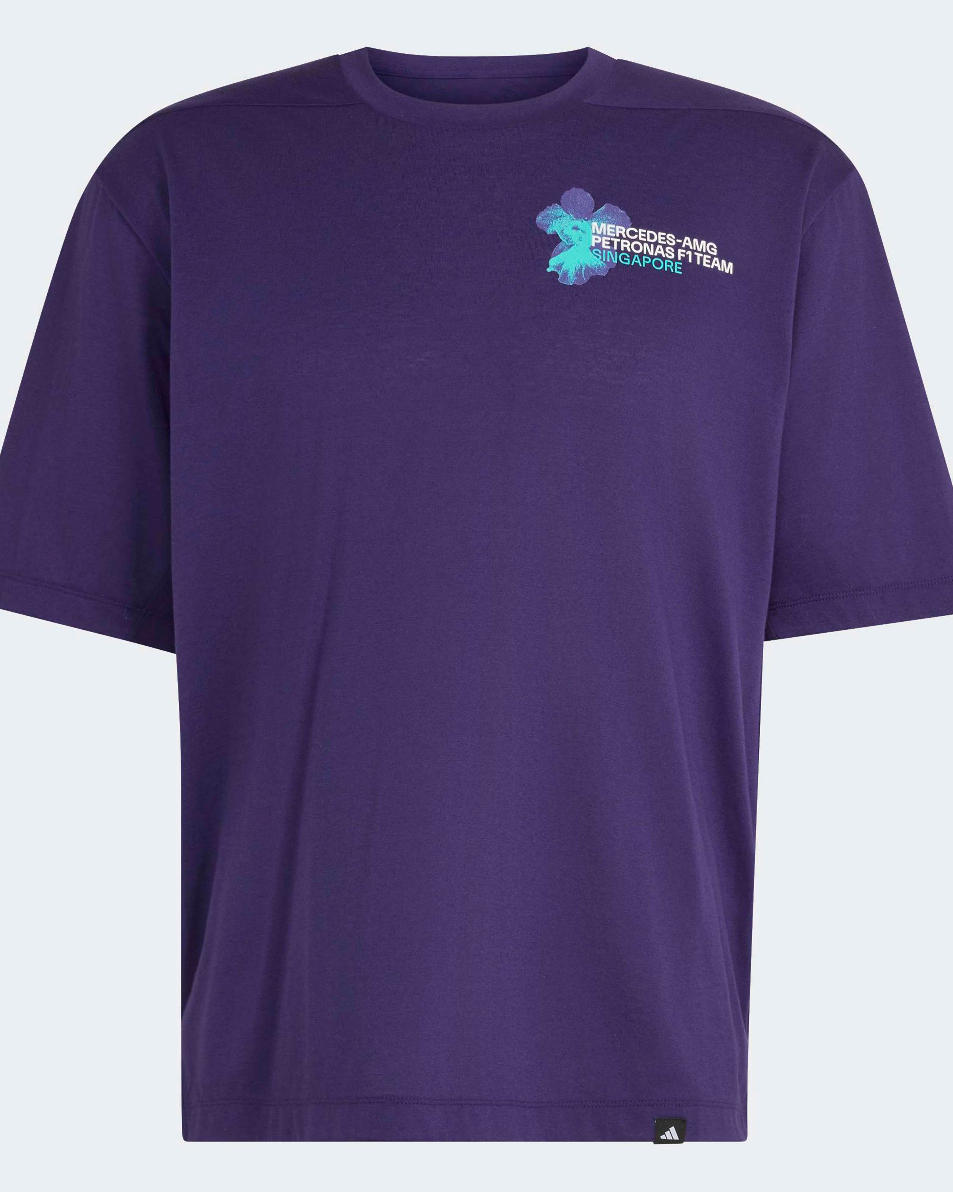 Mens Vanda Bloom T-shirt Purple