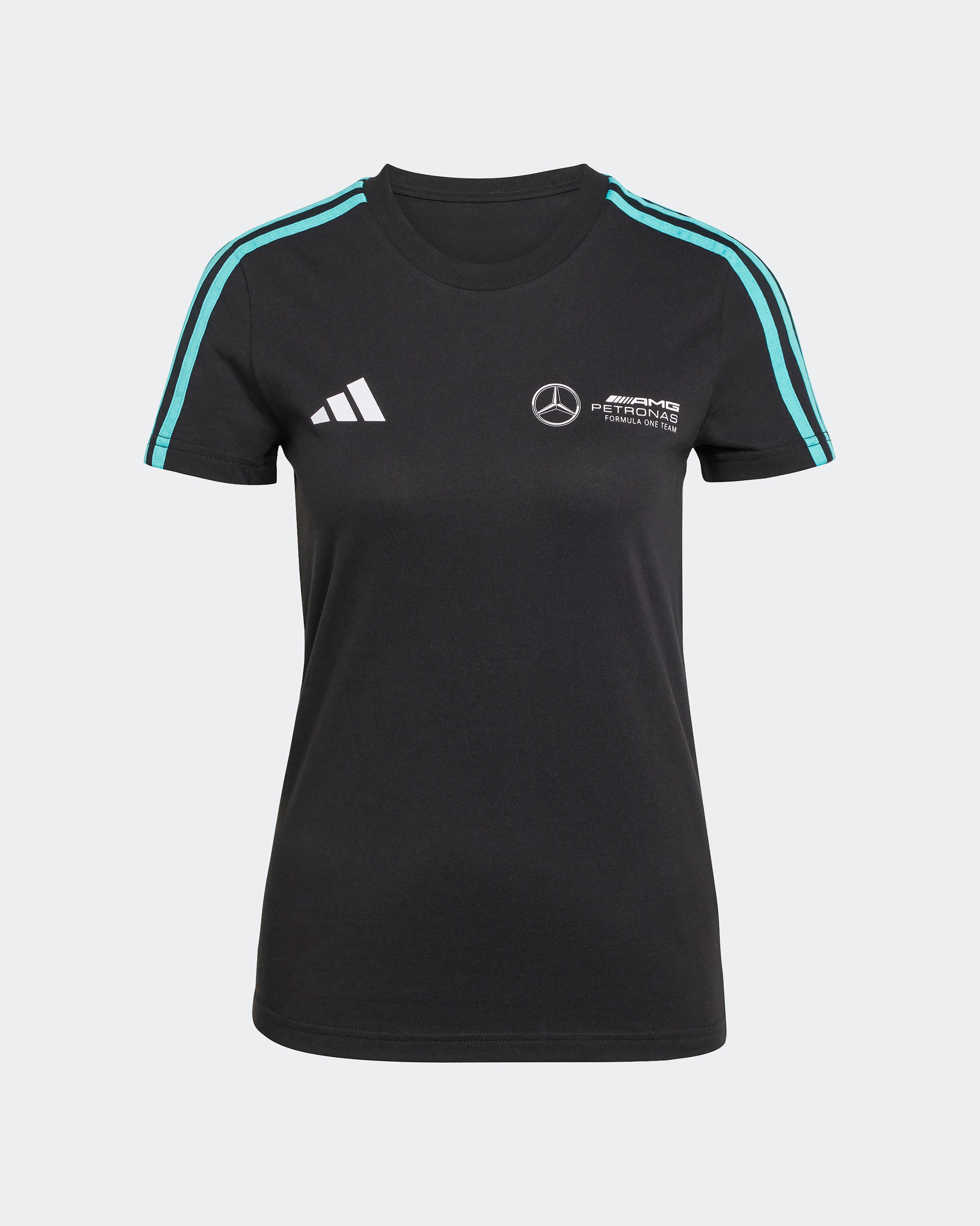 adidas★Mercedes - AMG Petronas F1 チームDNA Tシャツワンピ Womens DNA Tee Dress Black | Official Mercedes-AMG PETRONAS