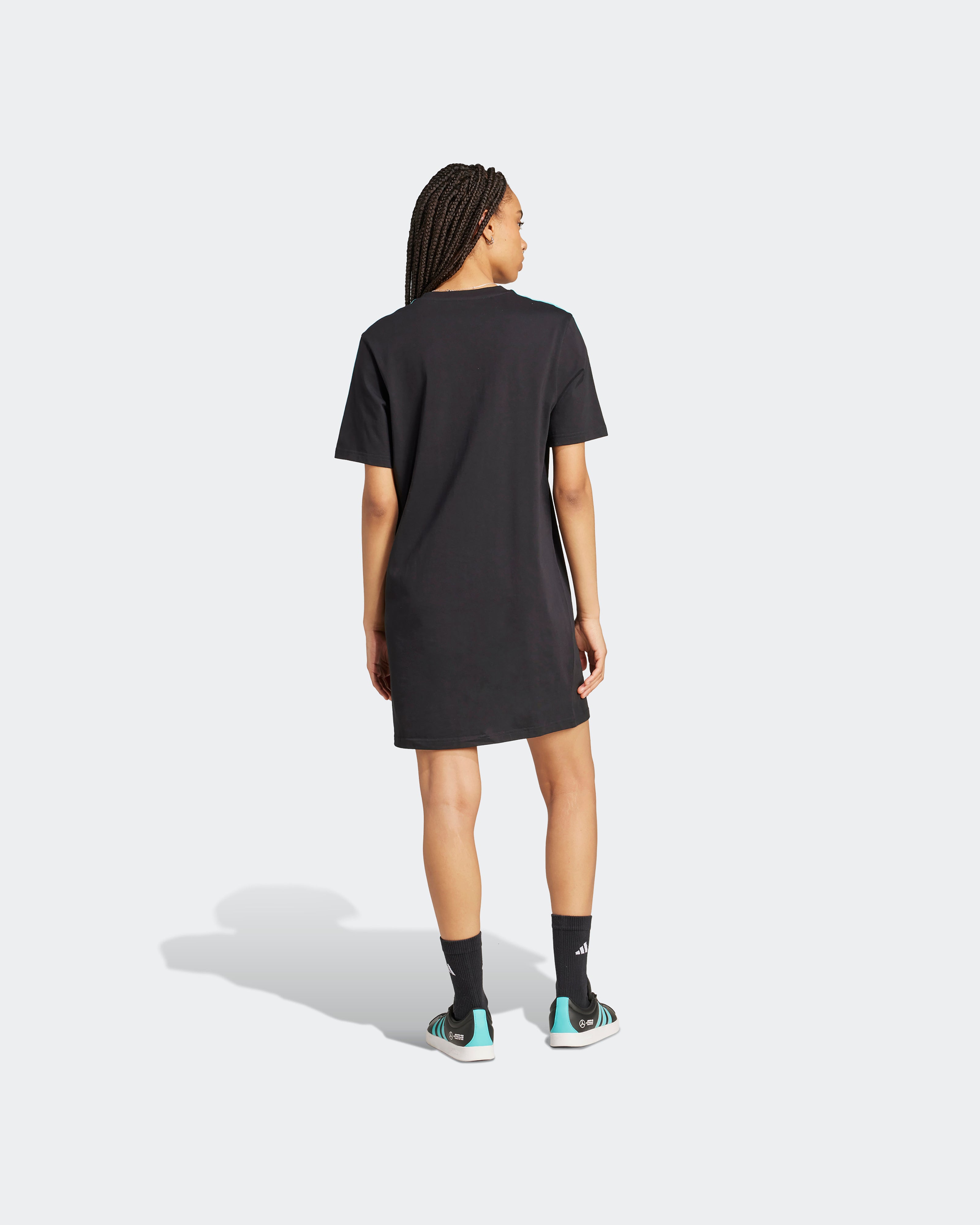 Womens DNA Tee Dress Black