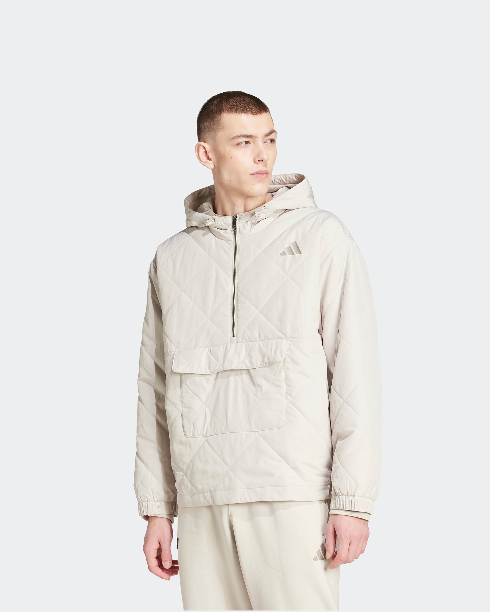 Mens Premium Sweat Jacket Beige