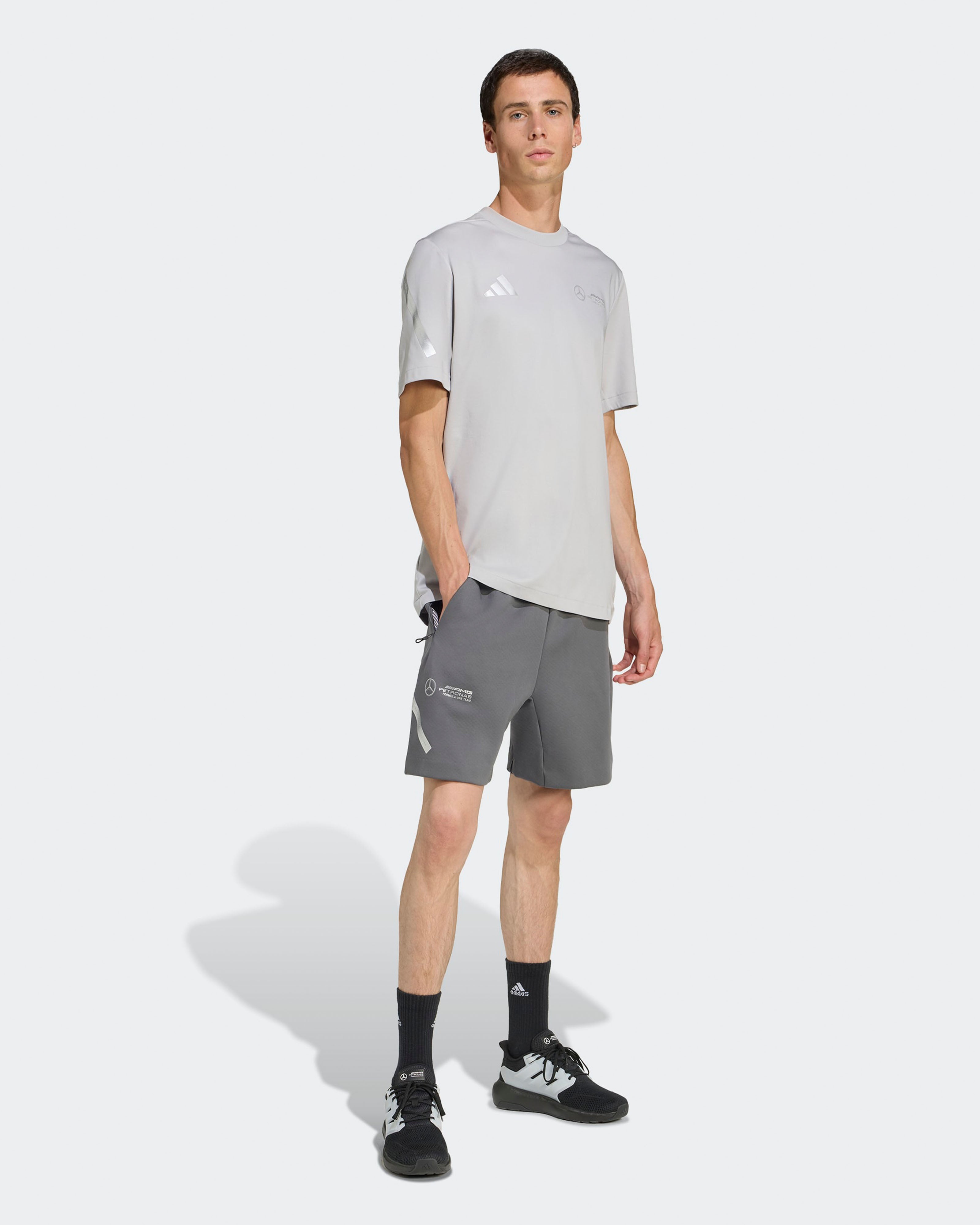 Mens Silver Arrows Shorts Grey | Official Mercedes-AMG PETRONAS F1