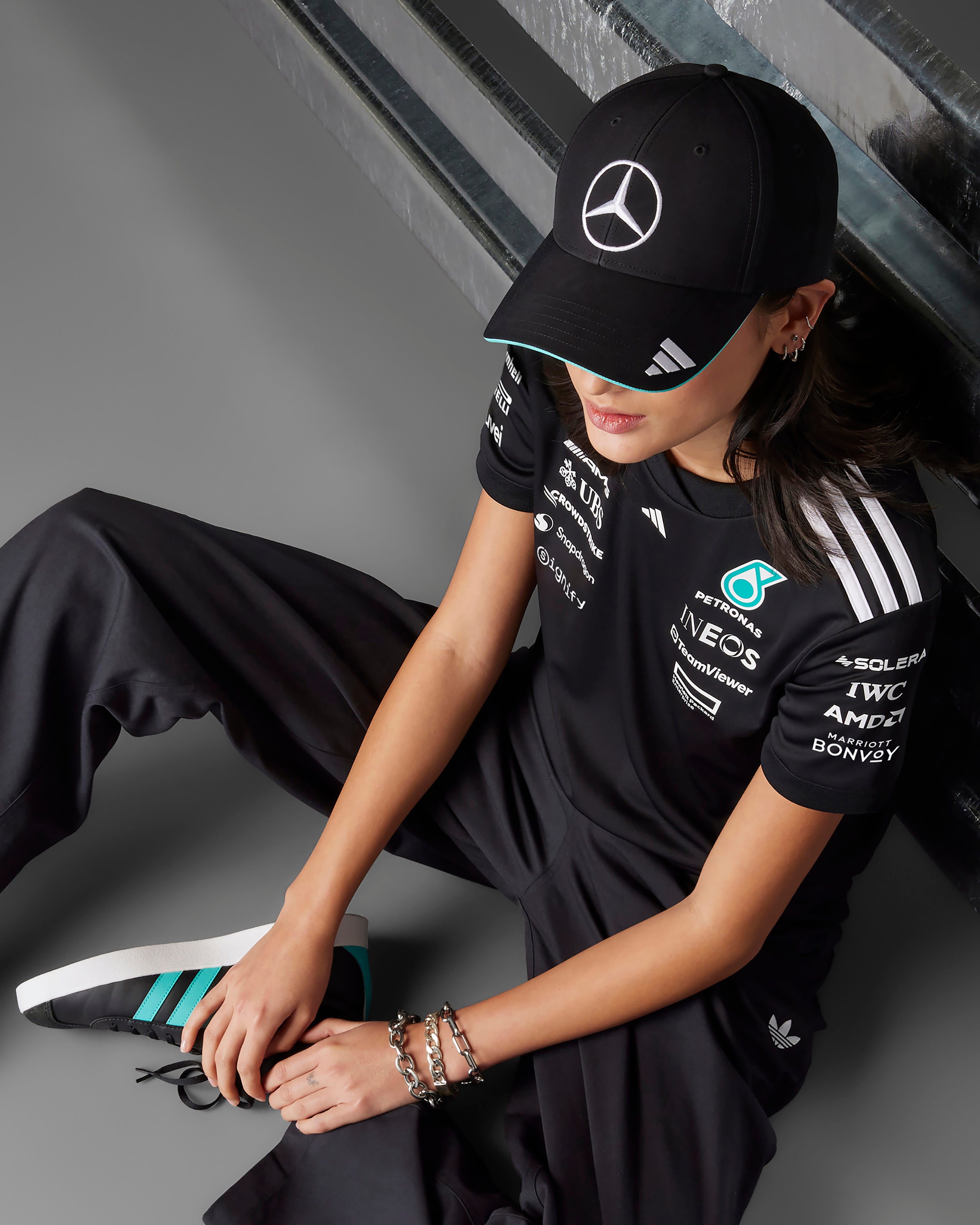 2025 Driver Cap Black | Official Mercedes-AMG PETRONAS F1