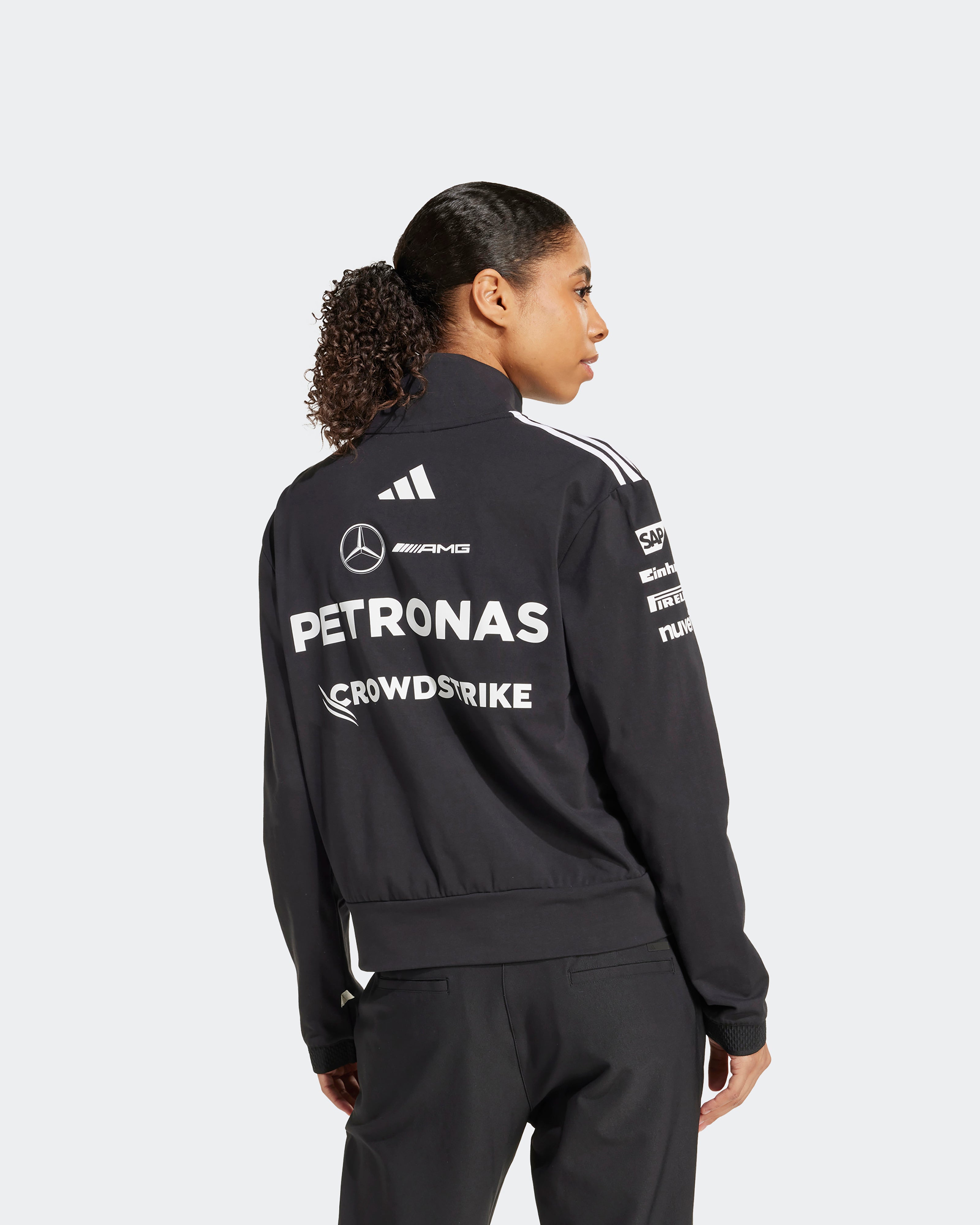 Womens 2025 Team Quarter Zip Black | Official Mercedes-AMG