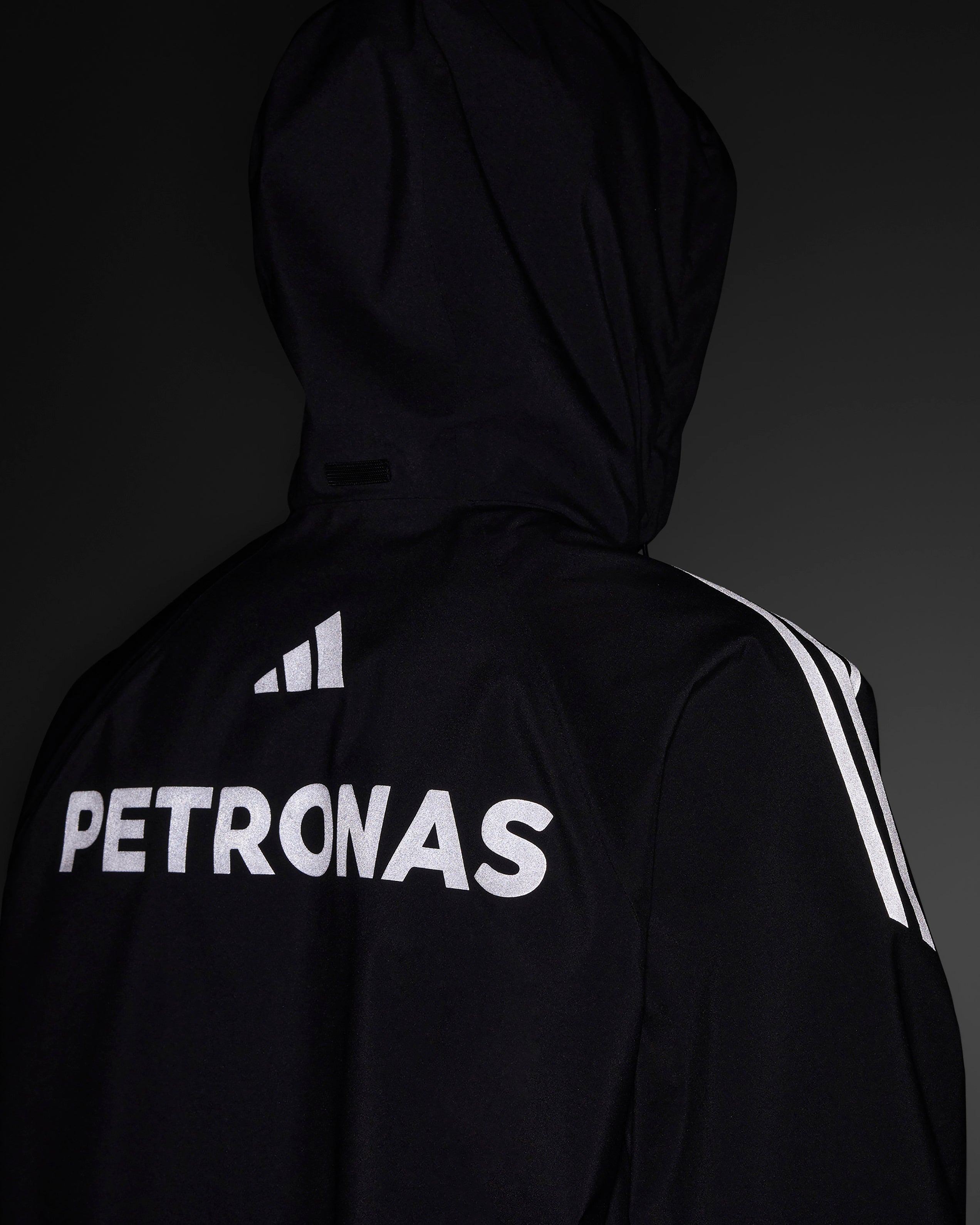 Mens 2025 Mechanics Rain Jacket Black | Official Mercedes-AMG