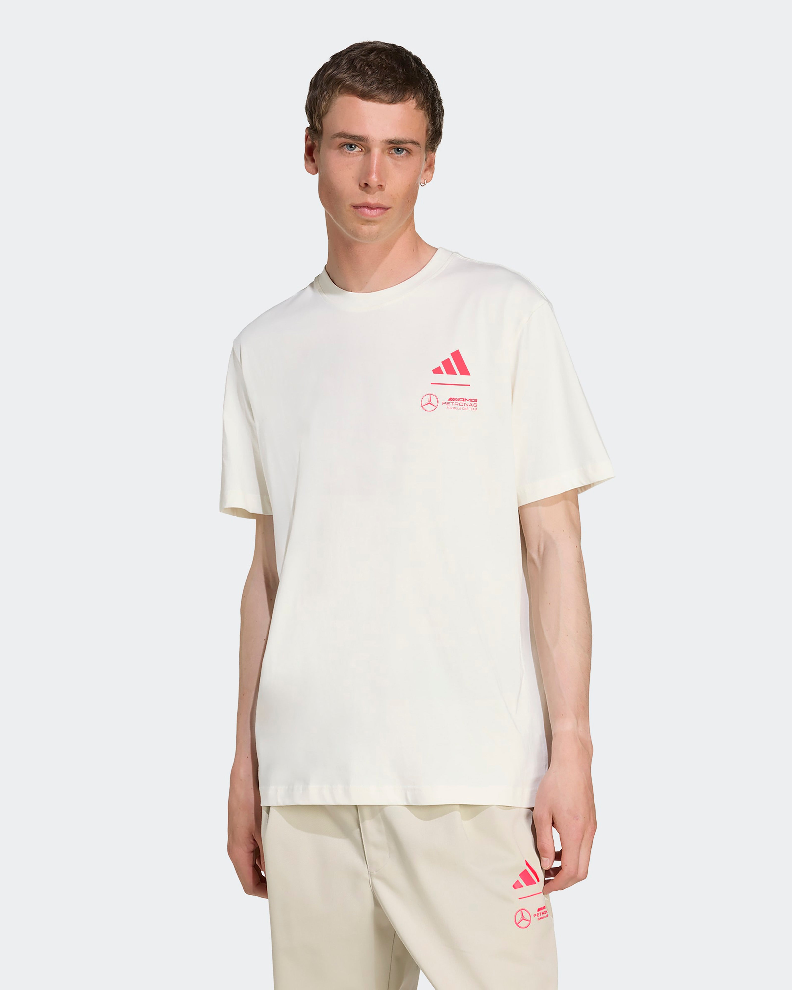 Mens Miami T-shirt White | Official Mercedes-AMG PETRONAS F1 Mens Miami T-shirt White | Official Mercedes-AMG PETRONAS F1