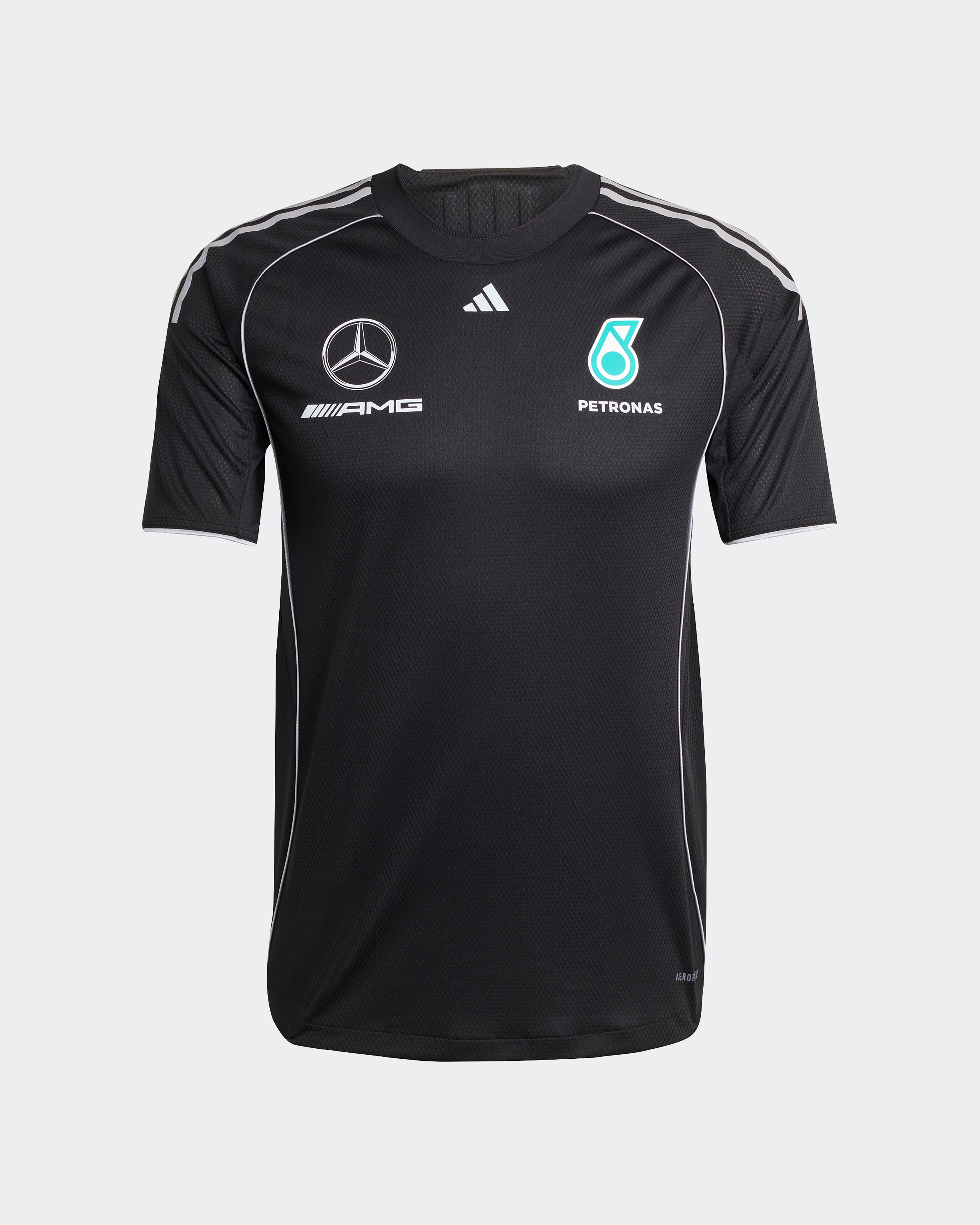 Tシャツ・カットソー MERCEDES - AMG PETRONAS F1 TEAM MECHANICS JERSEY Mens 2025 Mechanics Tee Black | Official Mercedes-AMG