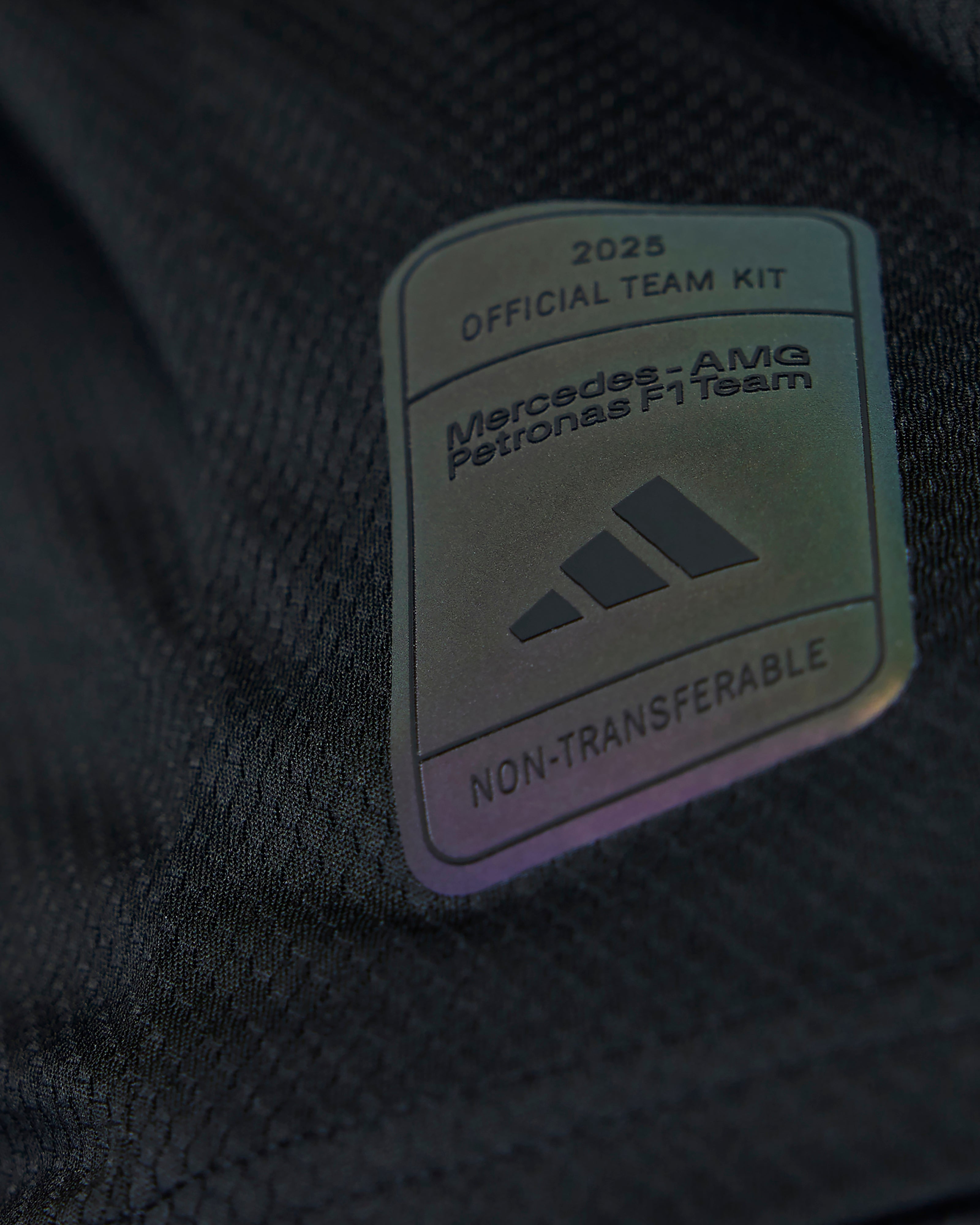 Mens 2025 Authentic Driver Tee Black | Official Mercedes-AMG