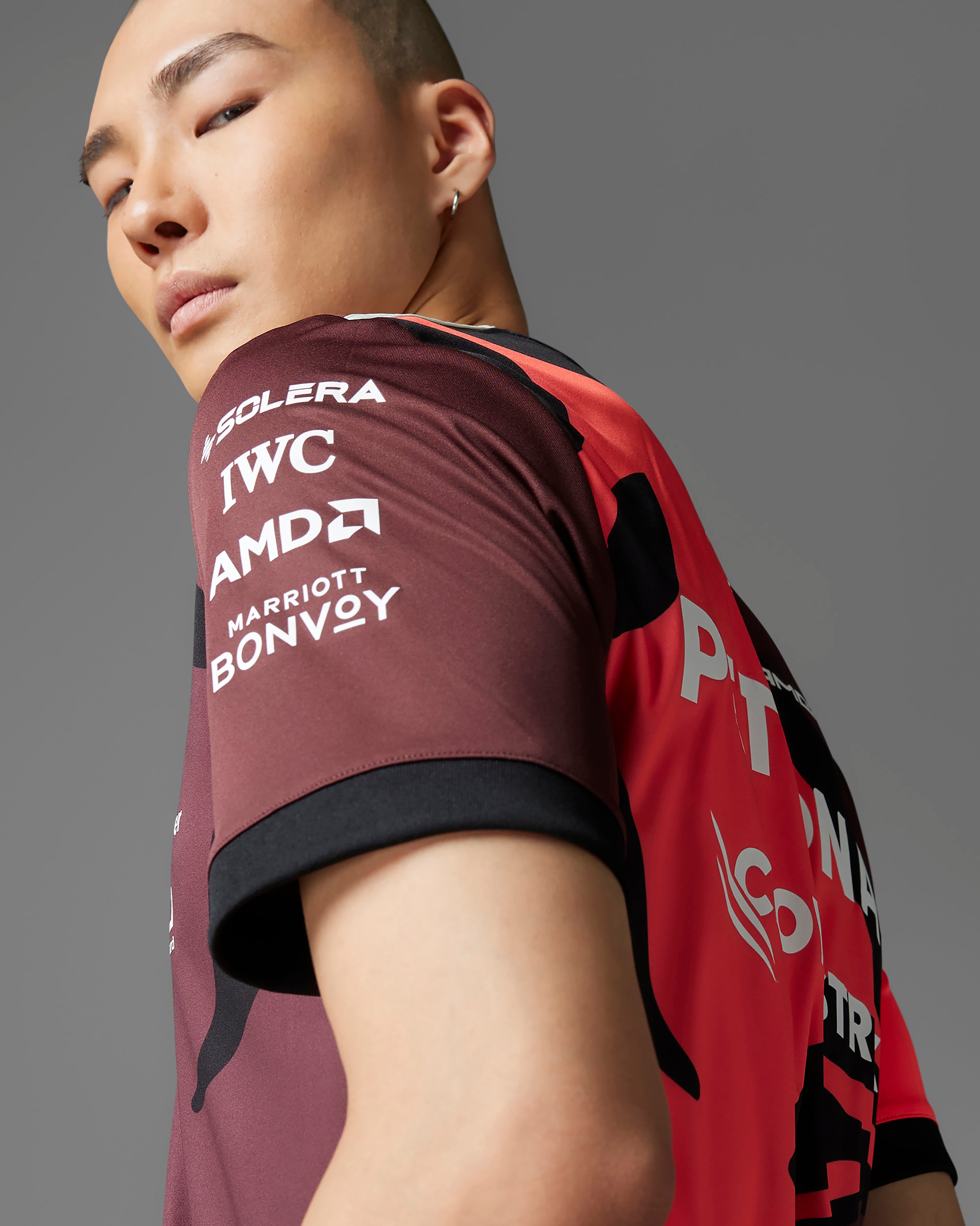 Mens 2025 Miami Team Driver Tee Floral | Official Mercedes-AMG