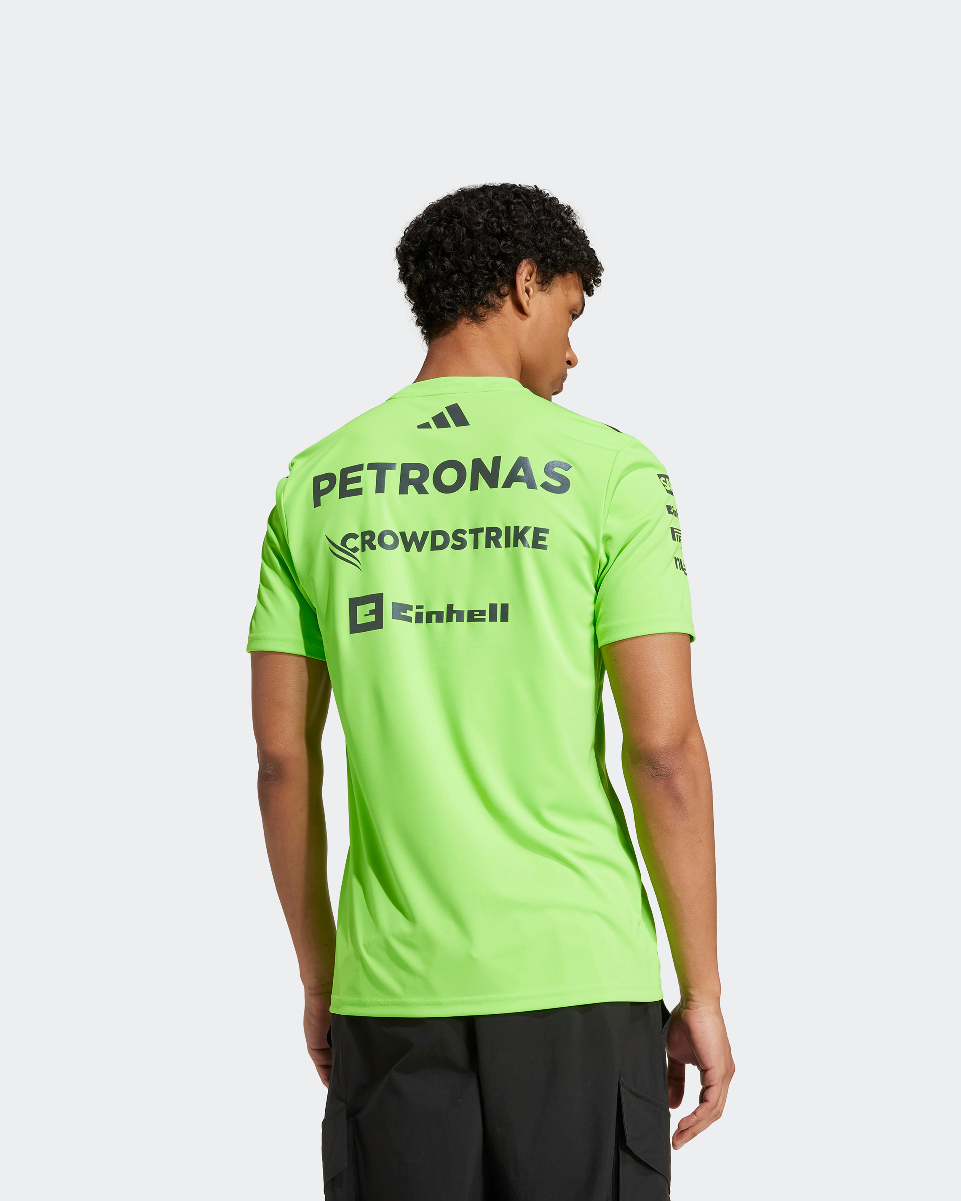 Mens 2025 Team Set Up Tee Green | Official Mercedes-AMG PETRONAS