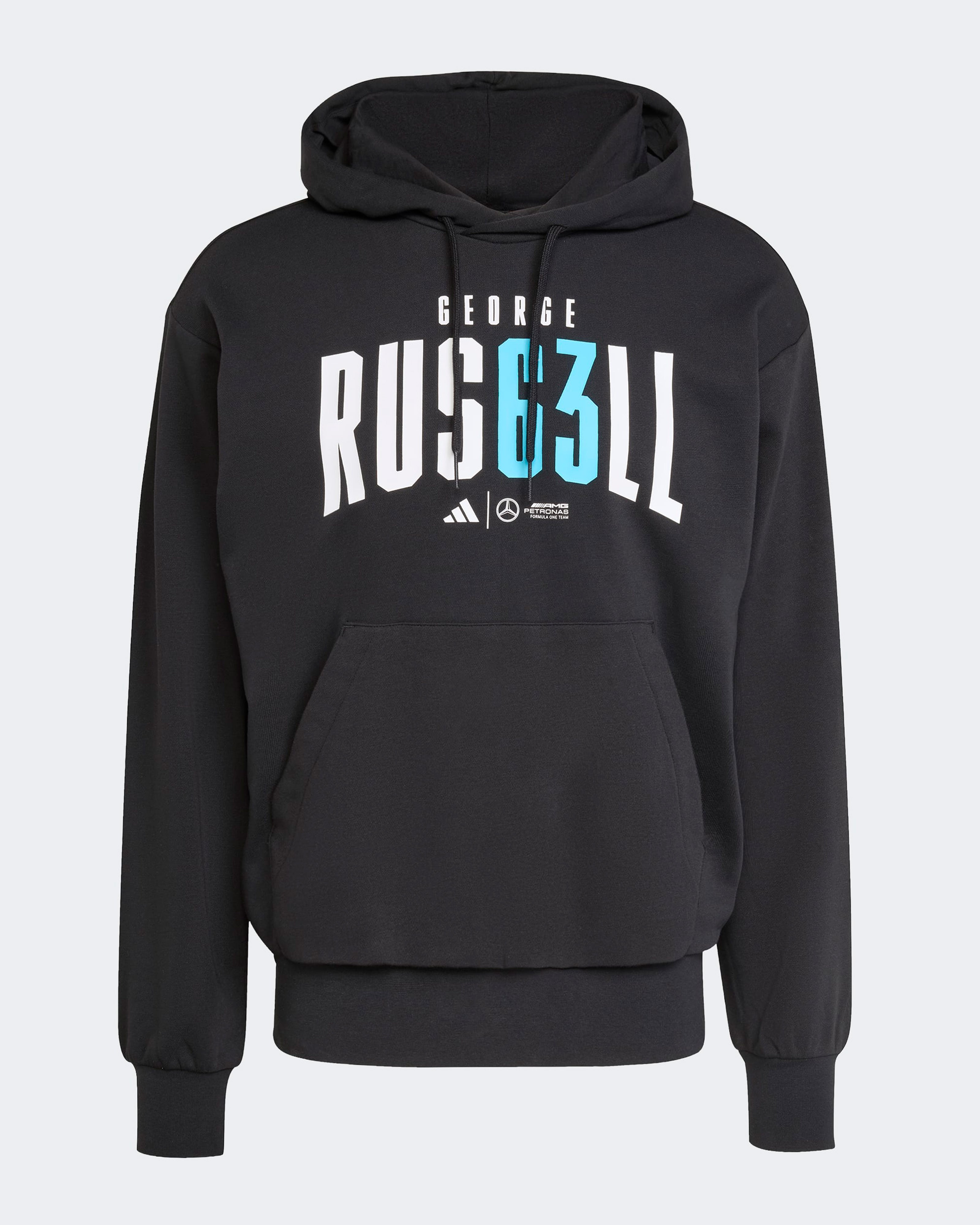 Mens George Russell Hoody Black