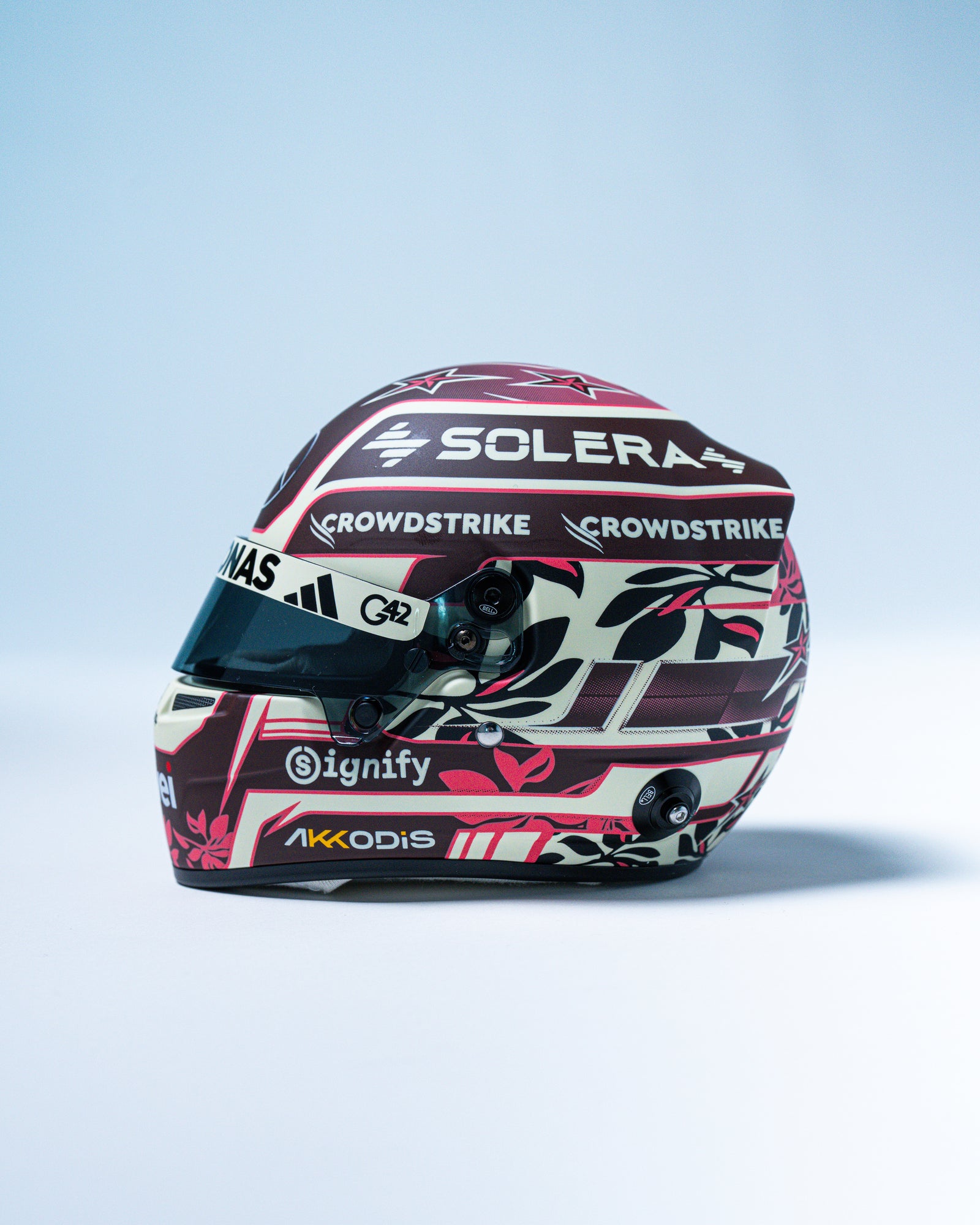 Kimi Antonelli 2025 Miami Mini Bell Helmet Replica 1:2