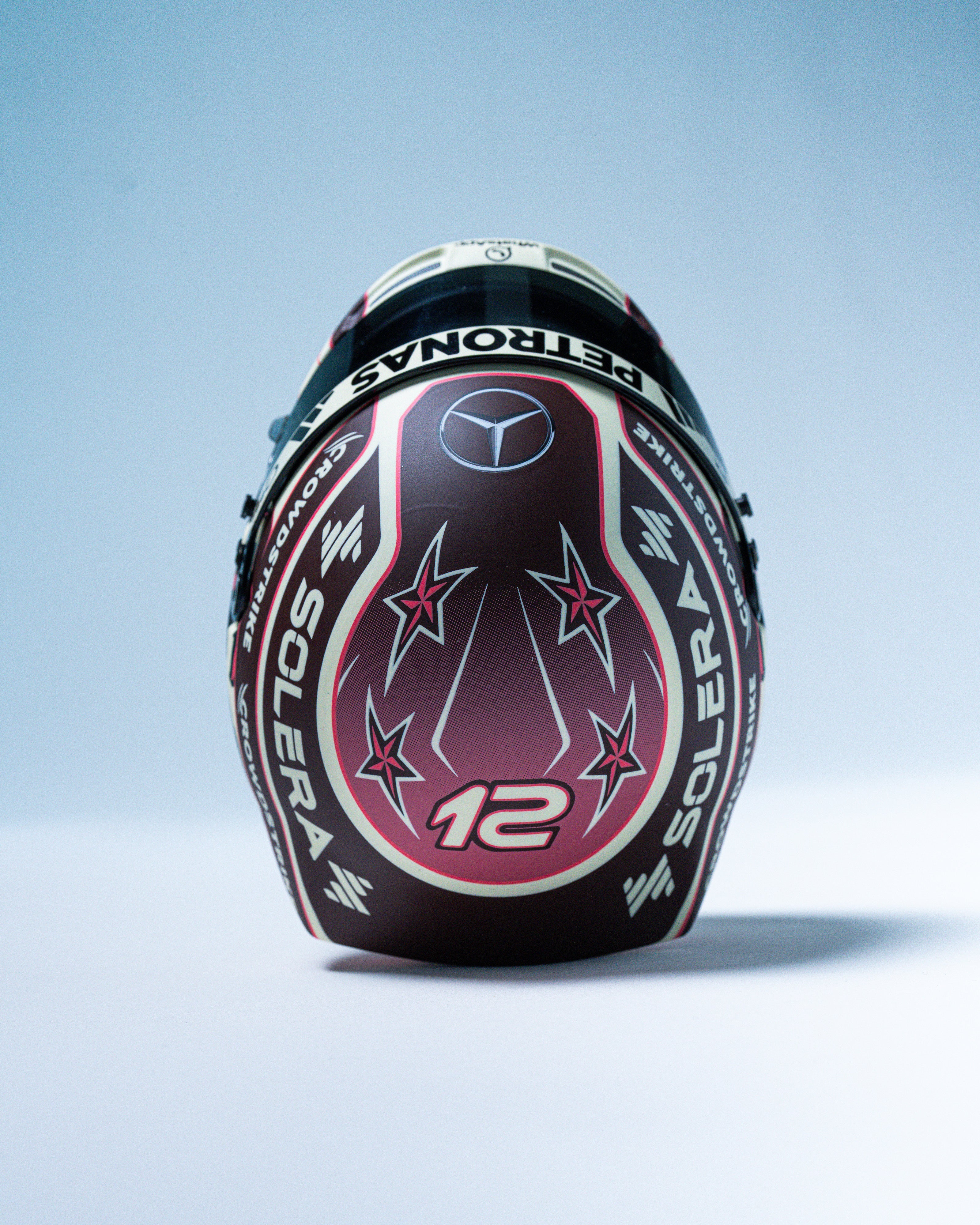 Kimi Antonelli 2025 Miami Mini Bell Helmet Replica 1:2