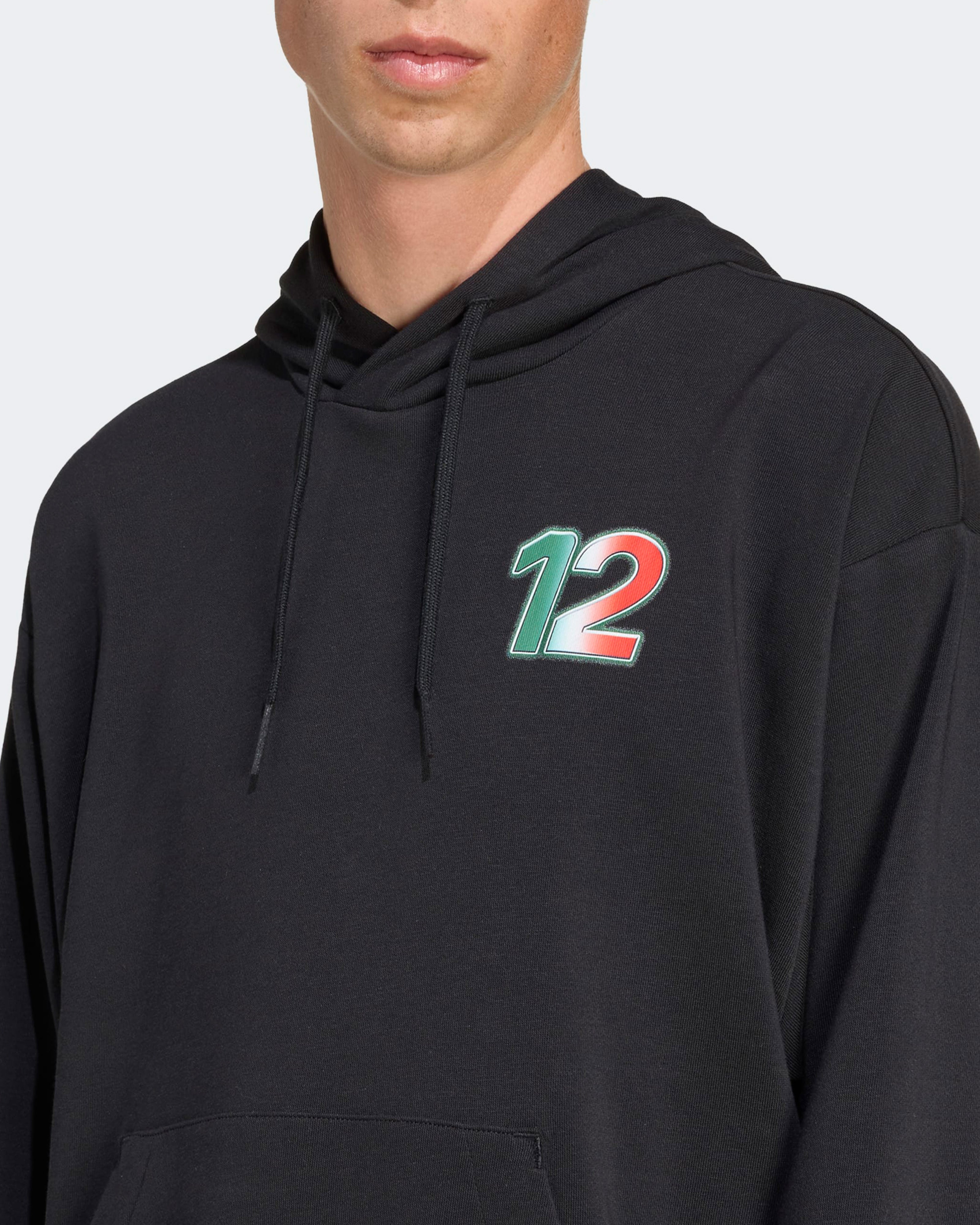 Mens Kimi Antonelli Graphic Hoody Black | Official Mercedes