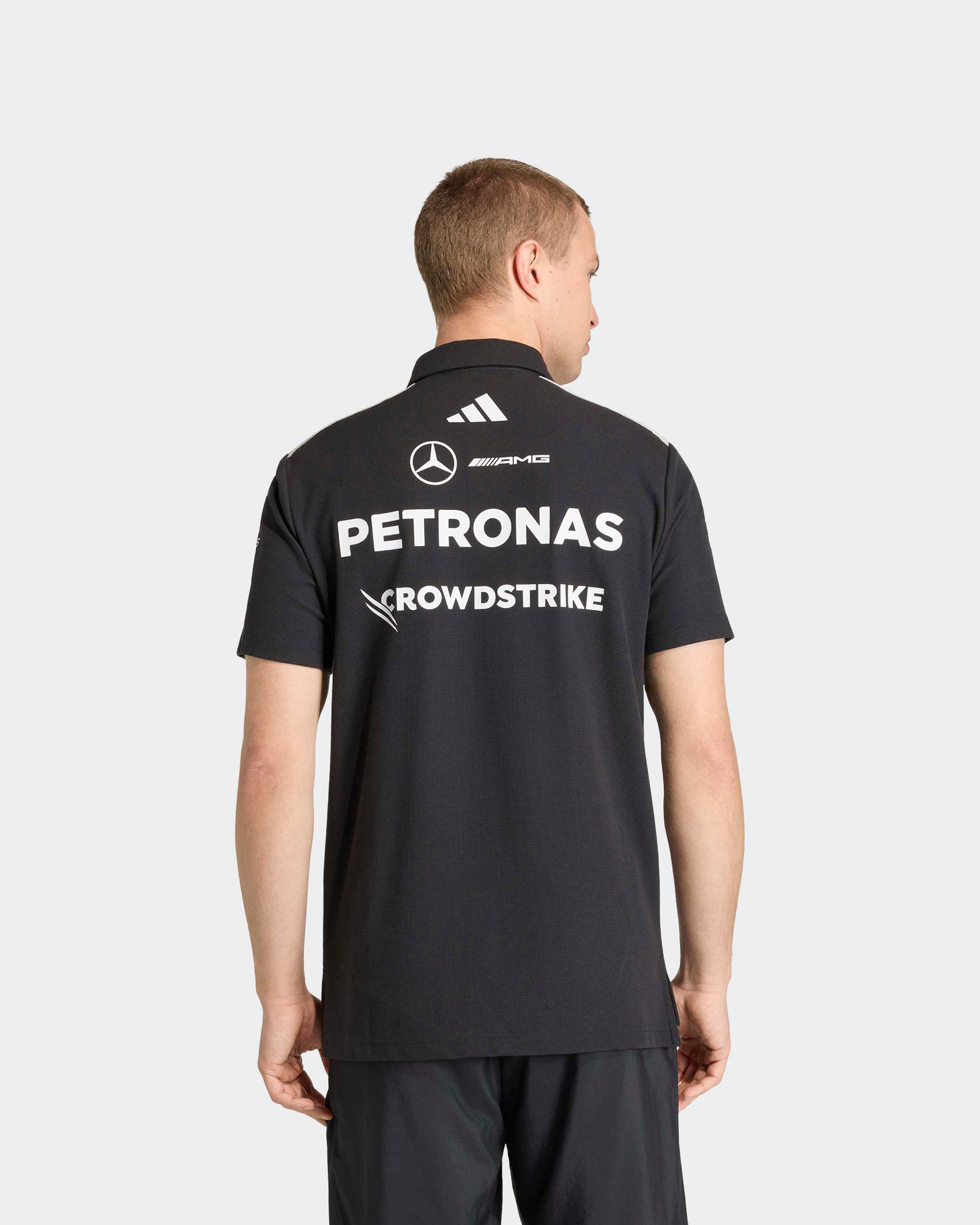 HUGO BOSS Mercedes AMG Petronas ポロシャツ VTG Hugo Boss Black AMG Petronas F1 Racing Polo Shirt Mens XL HTF
