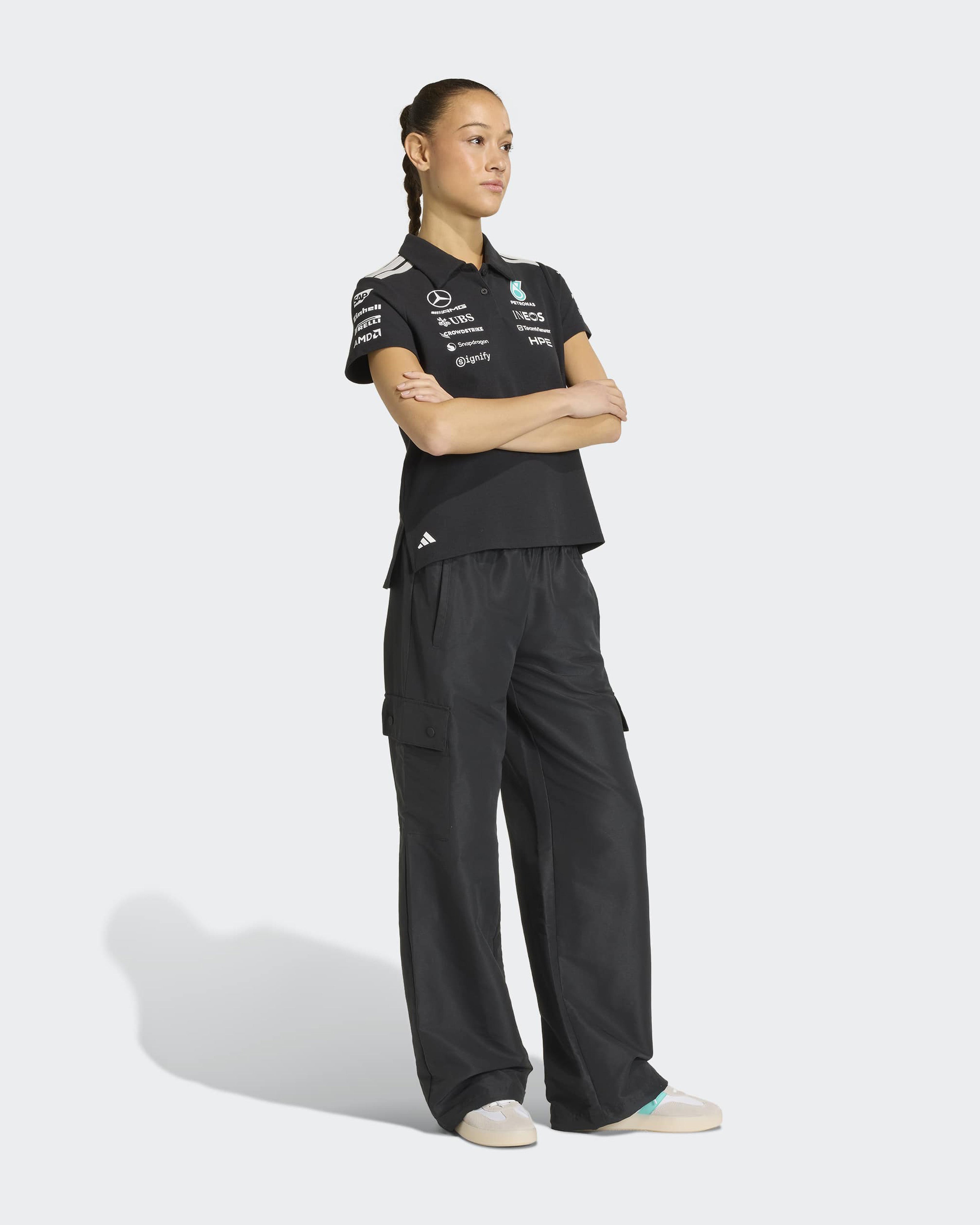 Womens 2026 Team Polo Black