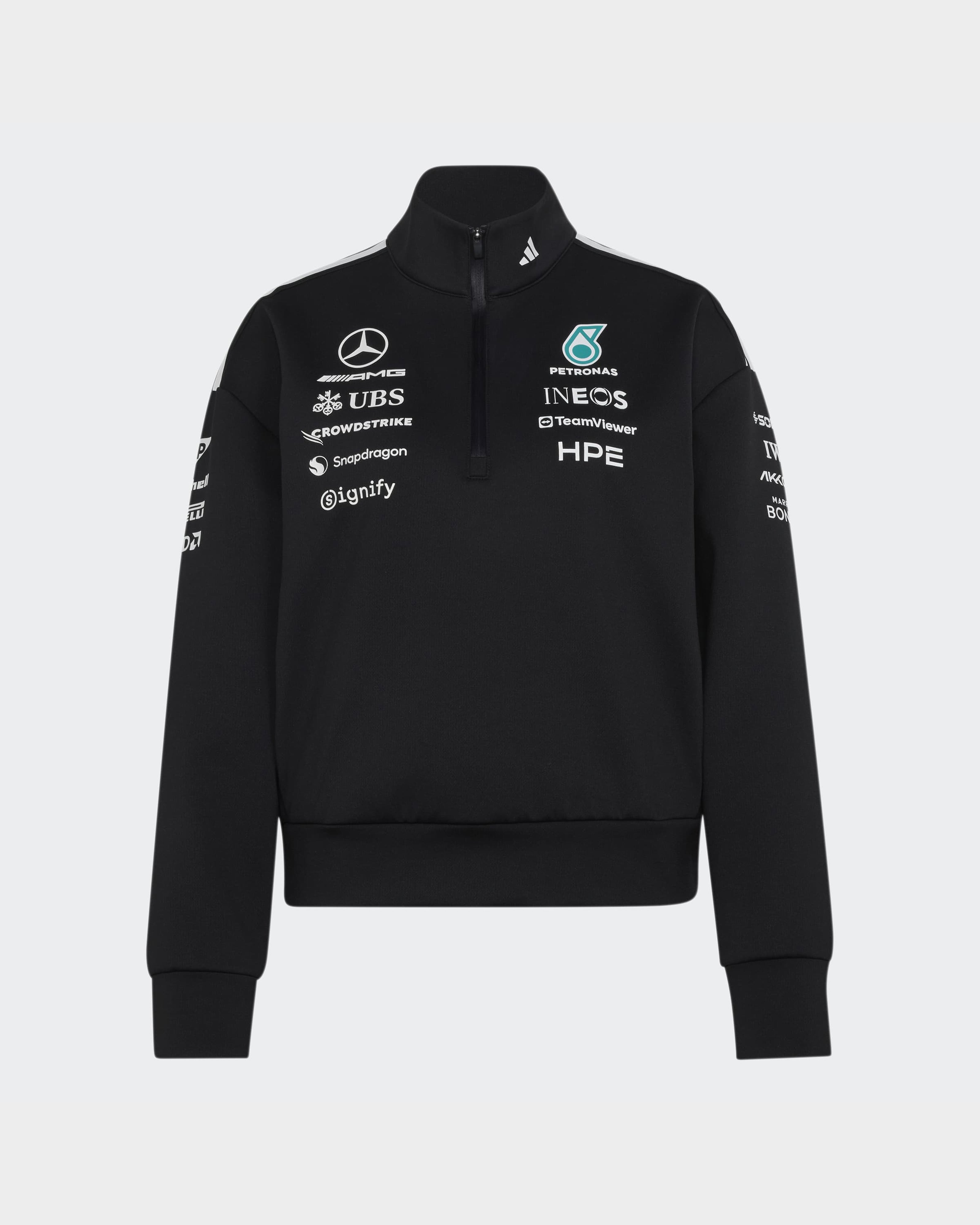 Womens 2026 Team Quarter Zip Black
