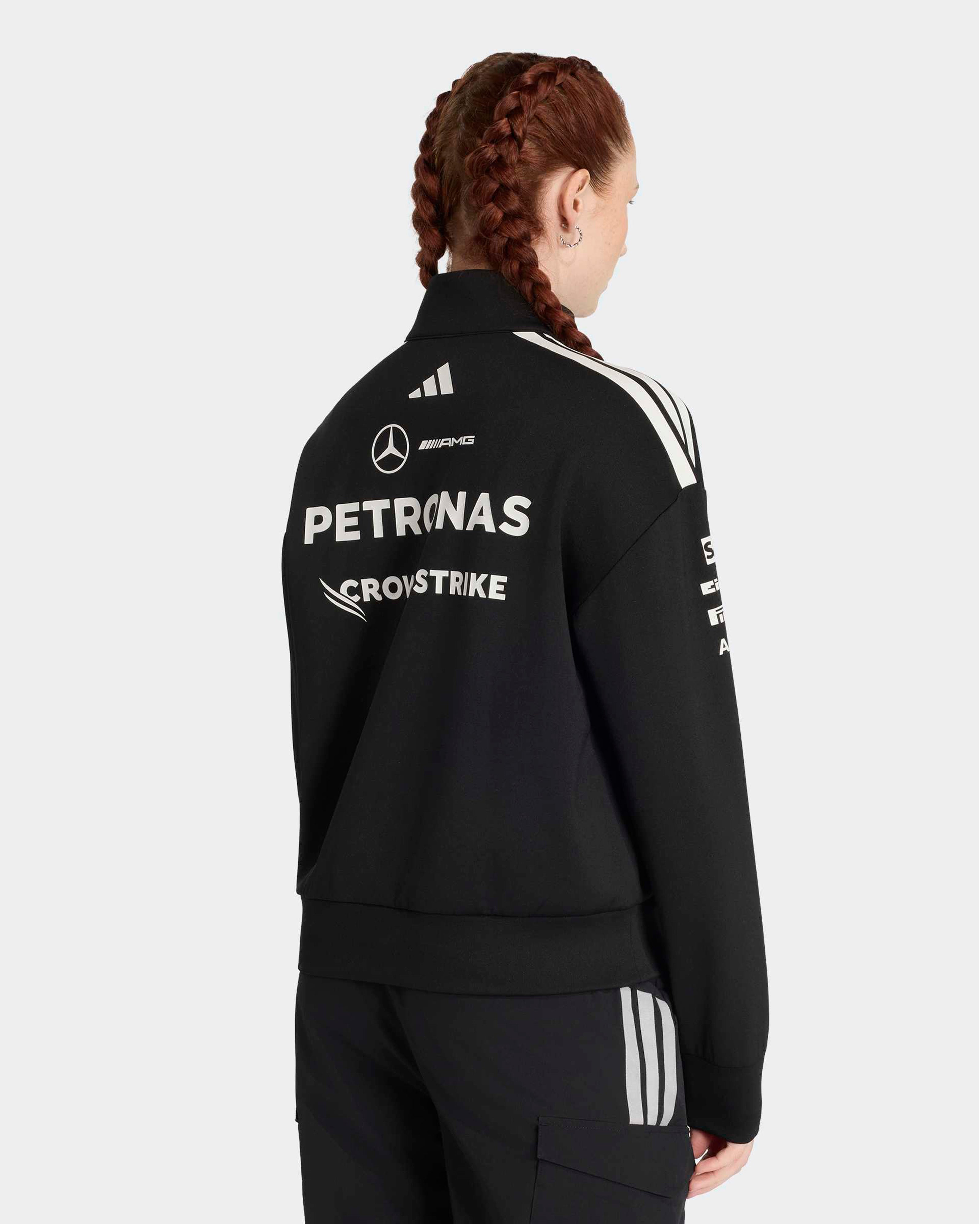 26 adidas Mercedes-AMG Petronas 長袖カットソー Mens DNA Sweat Top Black | Official Mercedes-AMG PETRONAS F1 Team