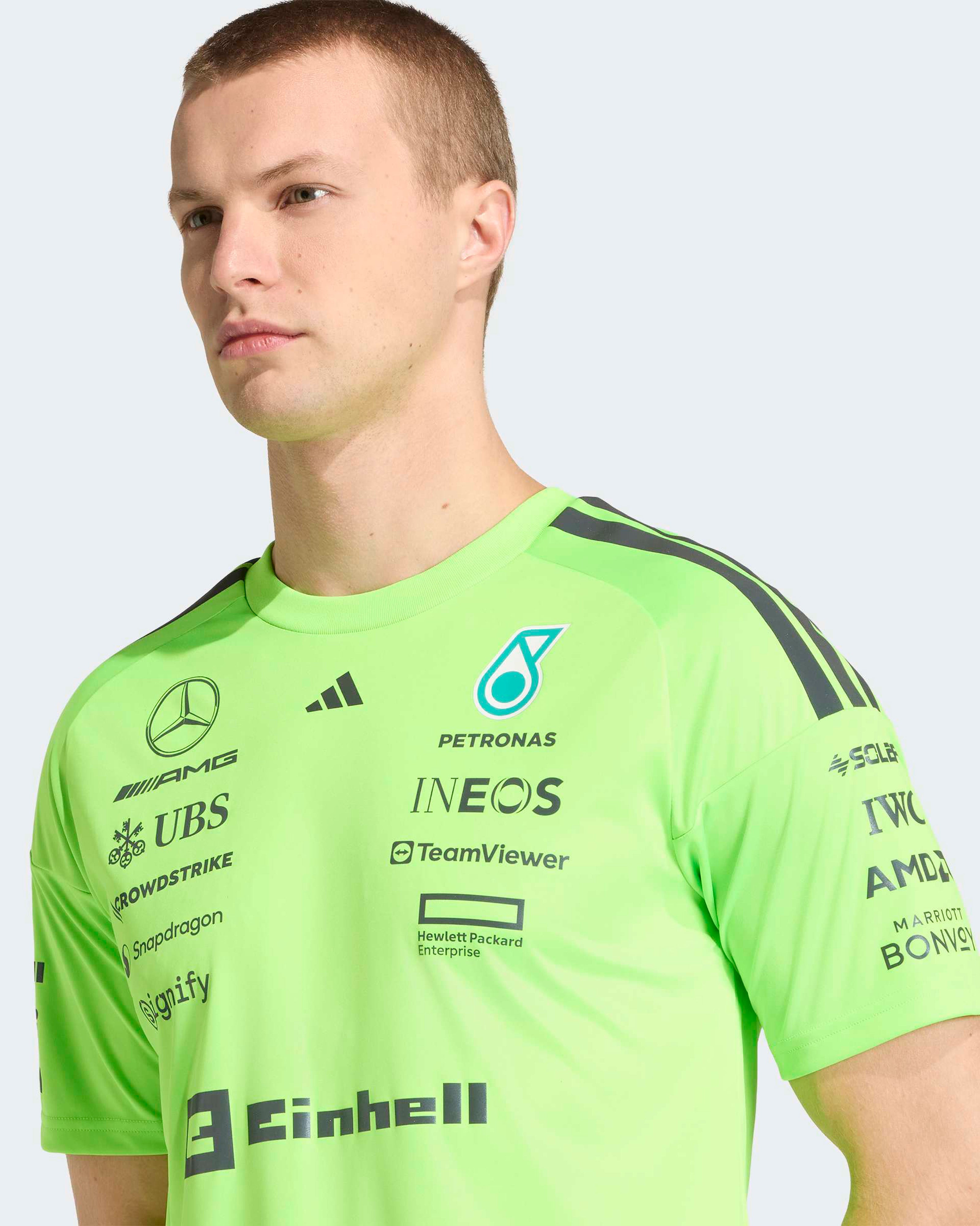 Men's 2026 Setup Tee - Green | Mercedes-AMG PETRONAS F1 Team