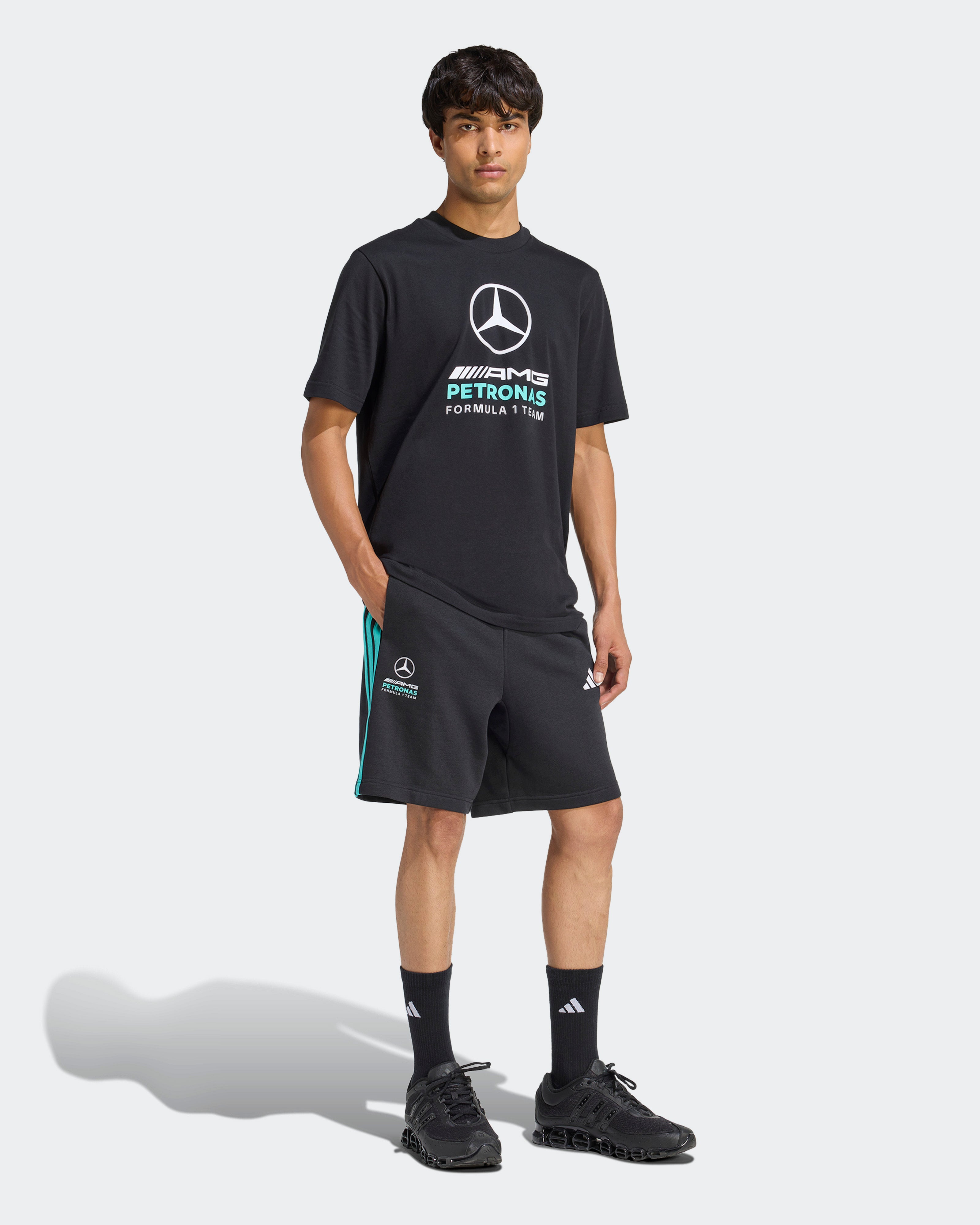 Men's 2026 DNA Shorts - Black | Mercedes-AMG PETRONAS F1 Team