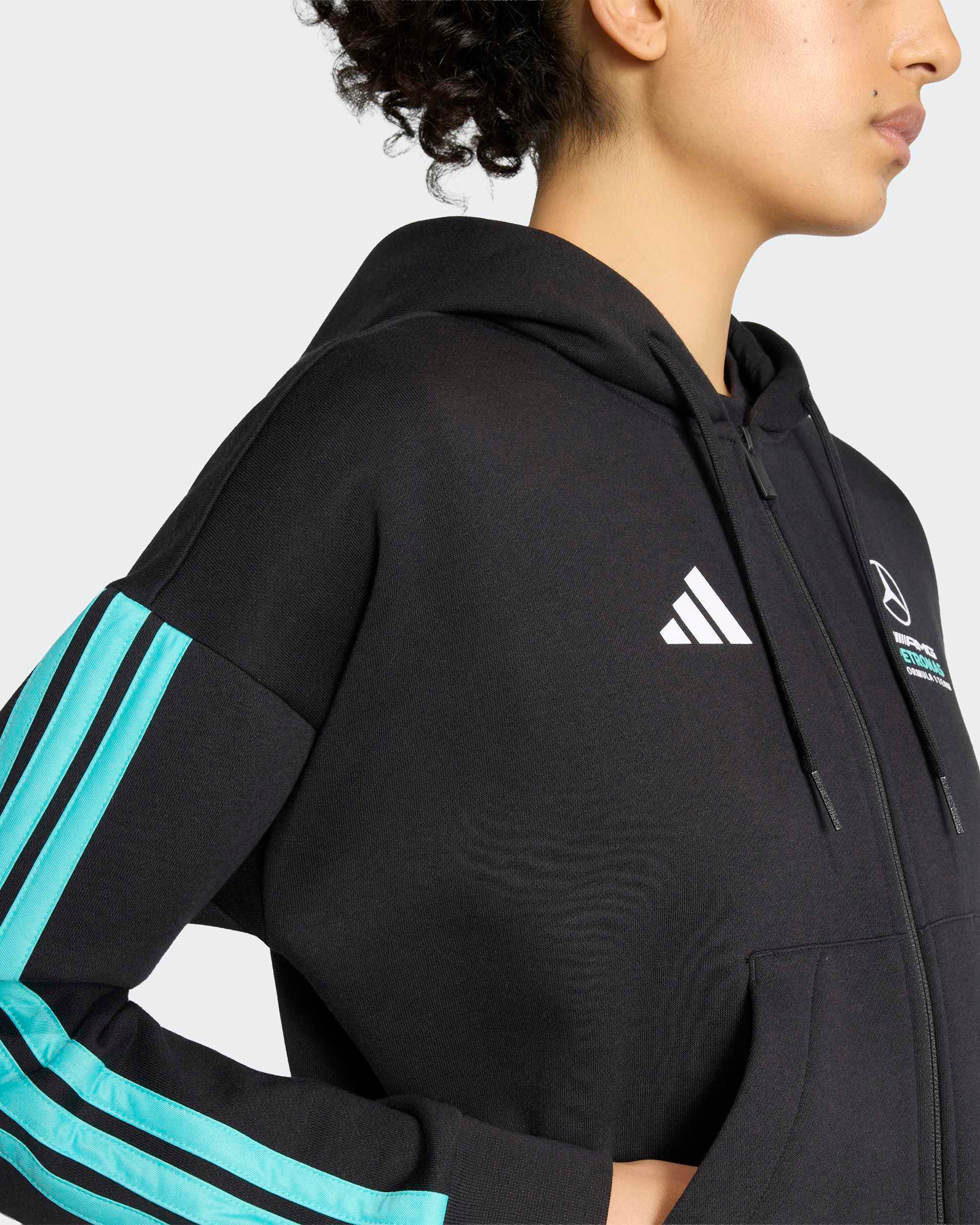 Womens DNA Full-Zip Hoody Black